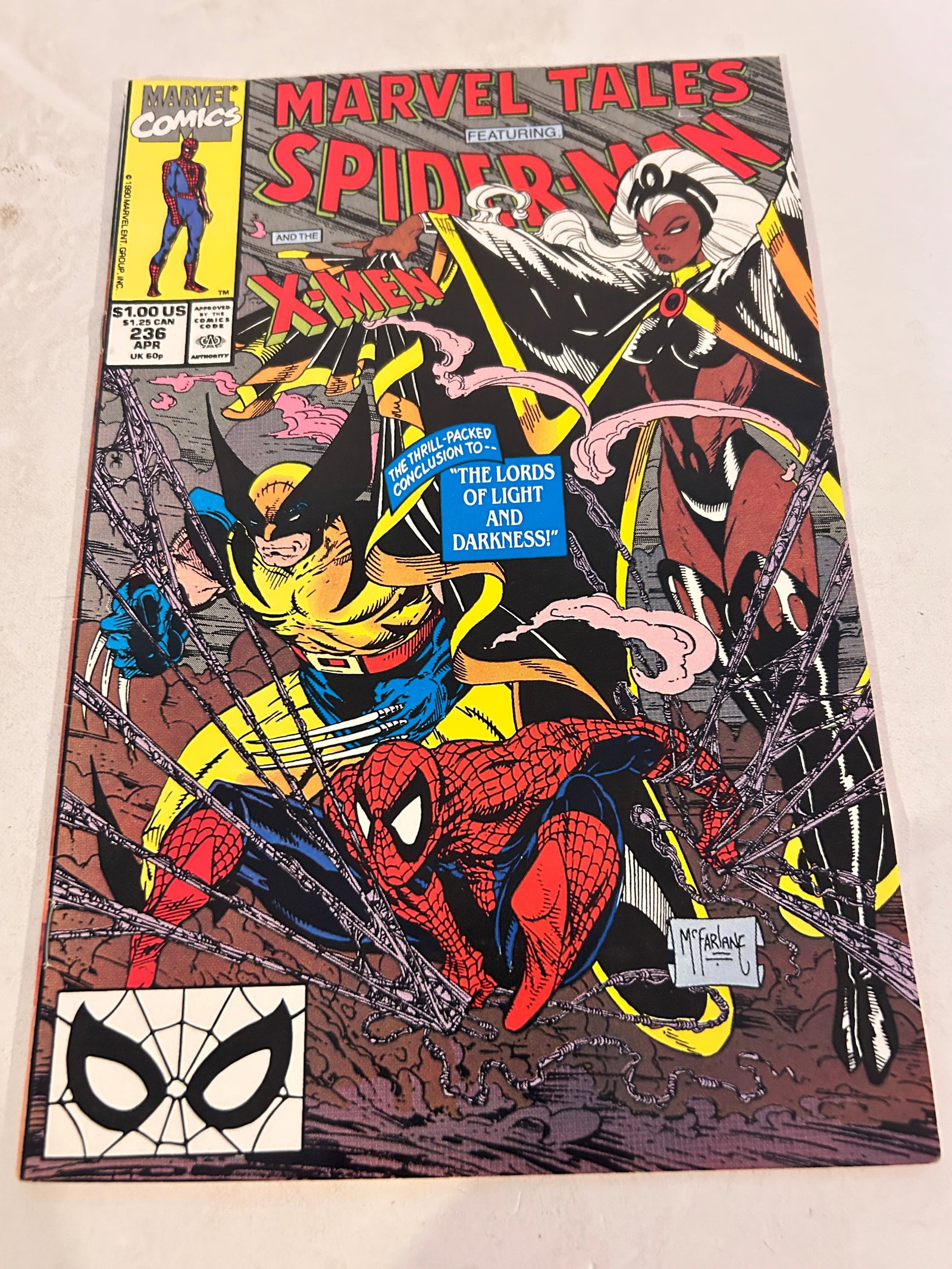 Vintage Comic Book Marvel Tales Spider-Man & X-Men # 236 (1 of 2)