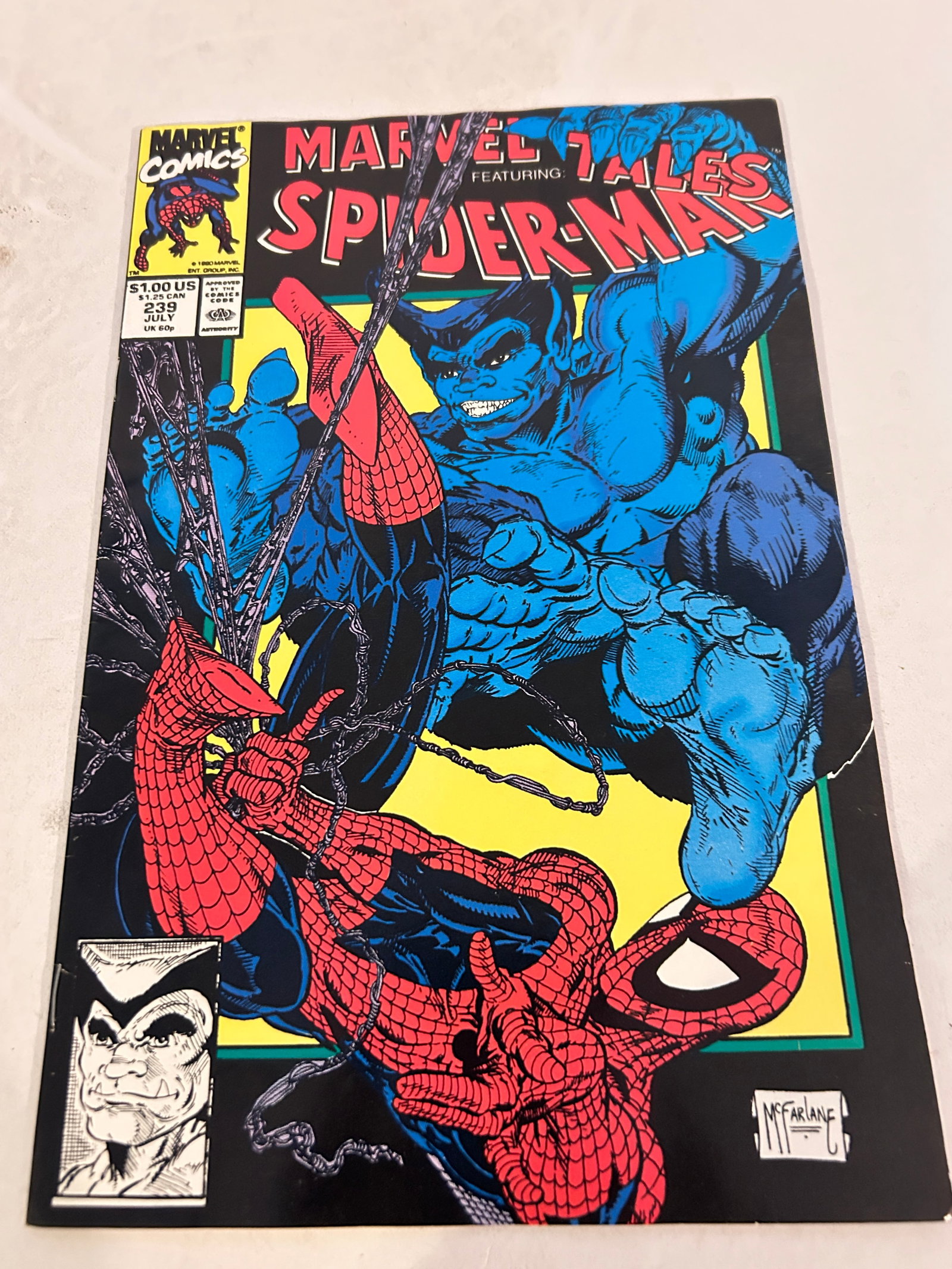 Vintage Comic Book Marvel Tales Featuring Spider-Man # 239 (1 of 2)