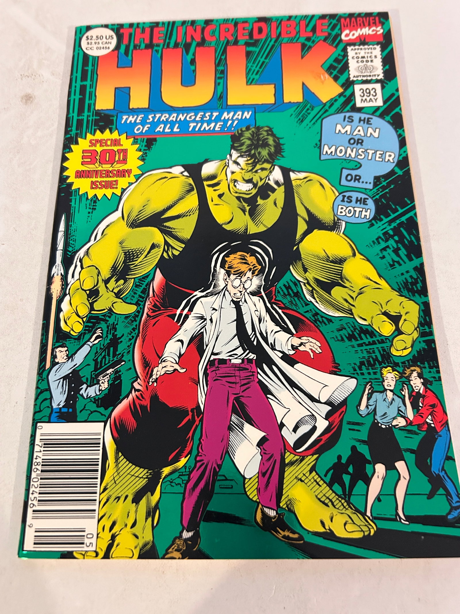 Vintage Comic Book The Incredible Hulk # 393 (1 of 2)