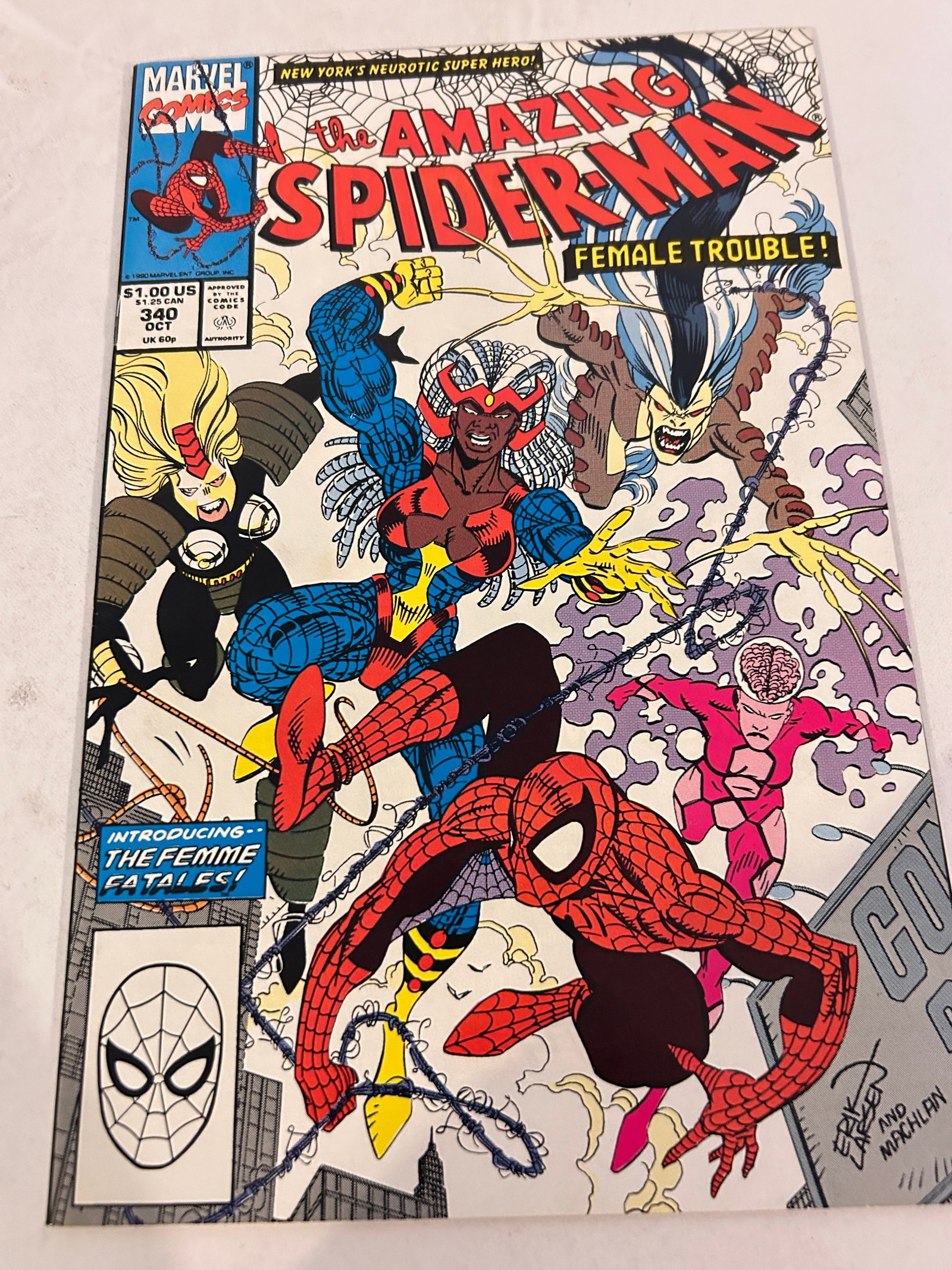 Vintage Comic Book The Amazing Spider-Man # 340 (1 of 2)