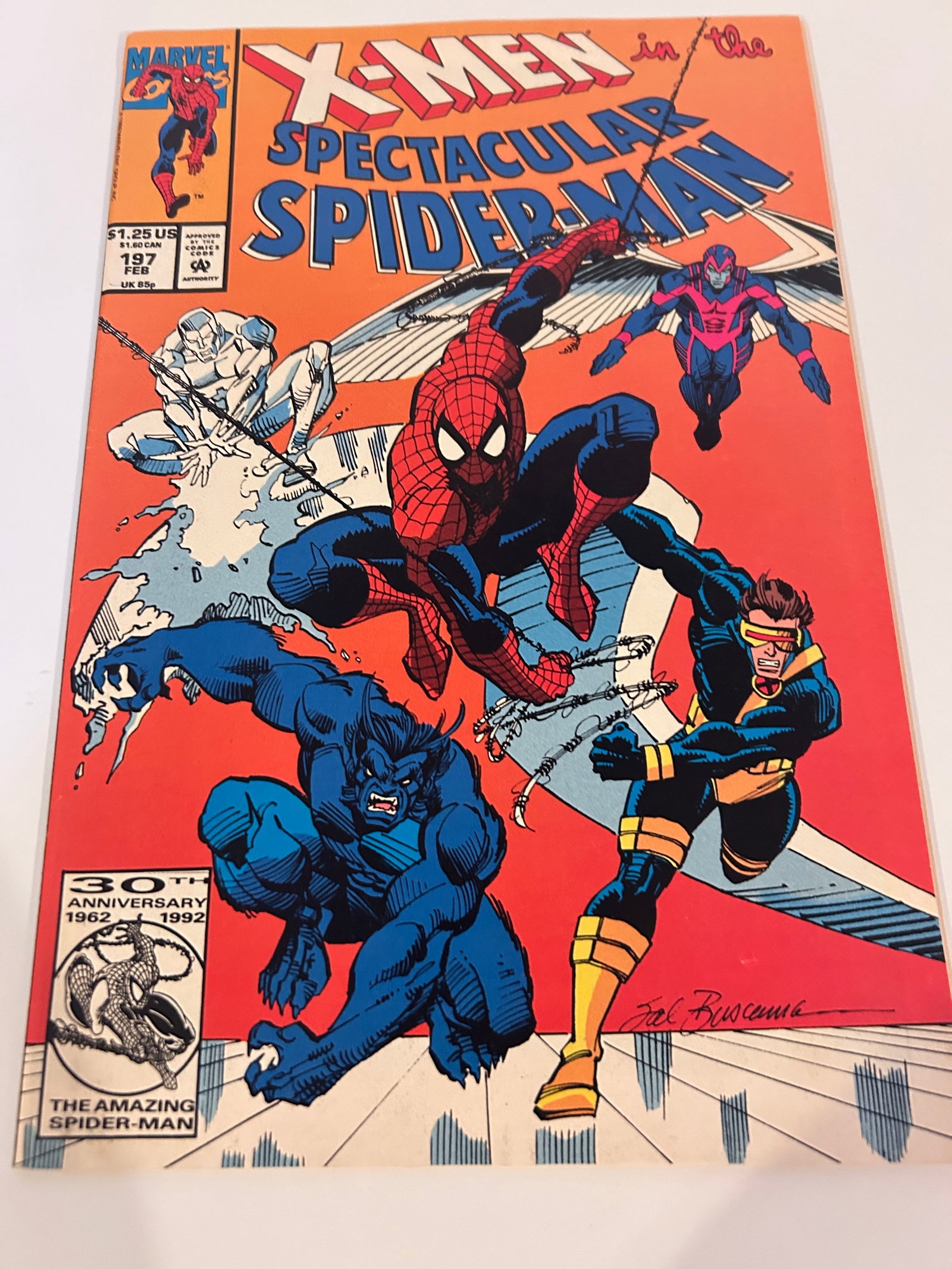 Vintage Comic Book X-Men in the Spectacular Spider-Man # 197 (1 of 2)