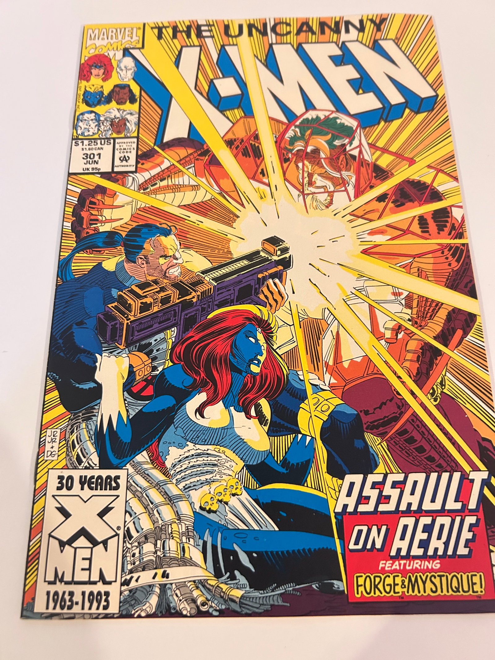 Vintage Comic Book The Uncanny X-Men # 301 (1 of 2)