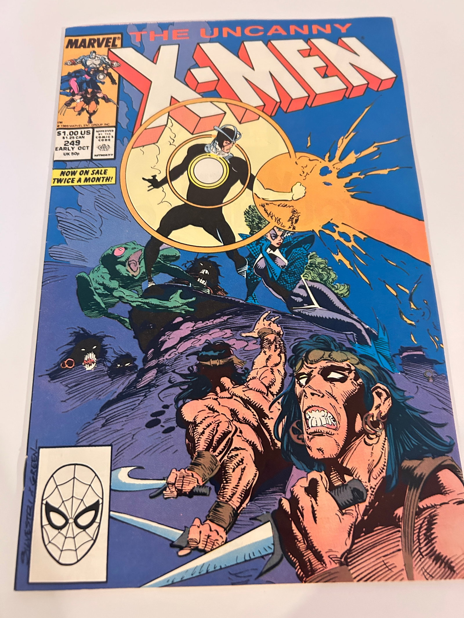 Vintage Comic Book The Uncanny X-Men # 249 (1 of 2)