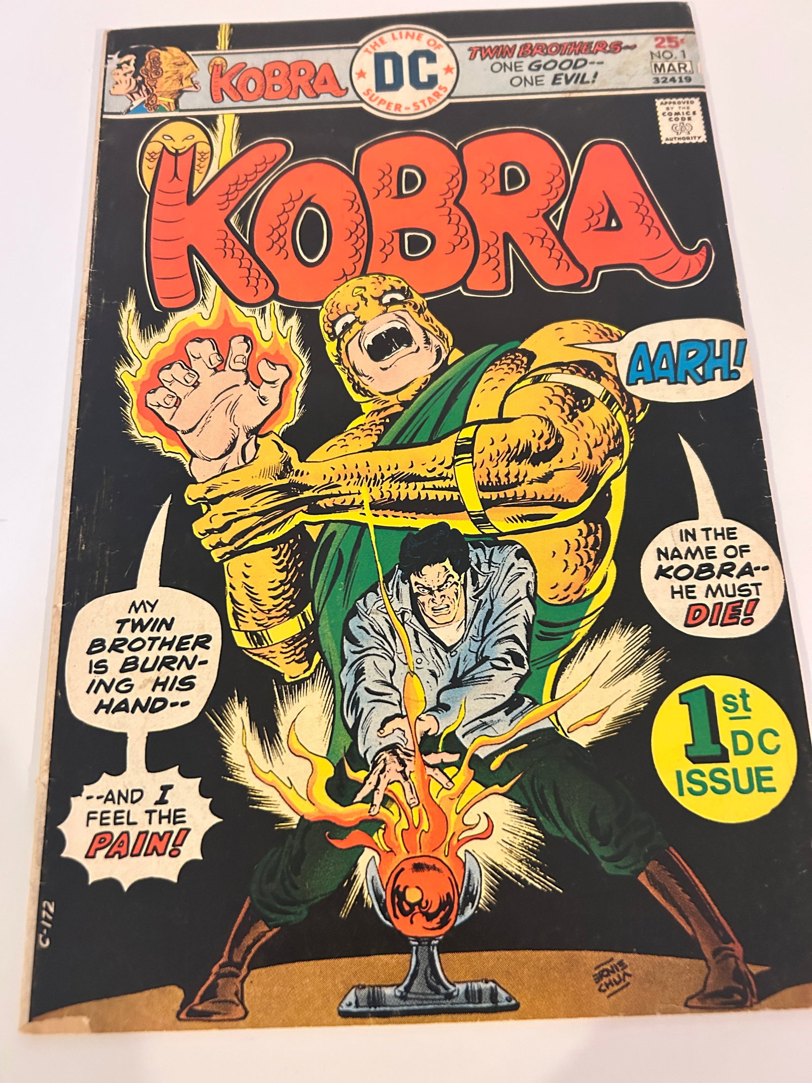 Vintage Comic Book Kobra # 1 (1 of 2)