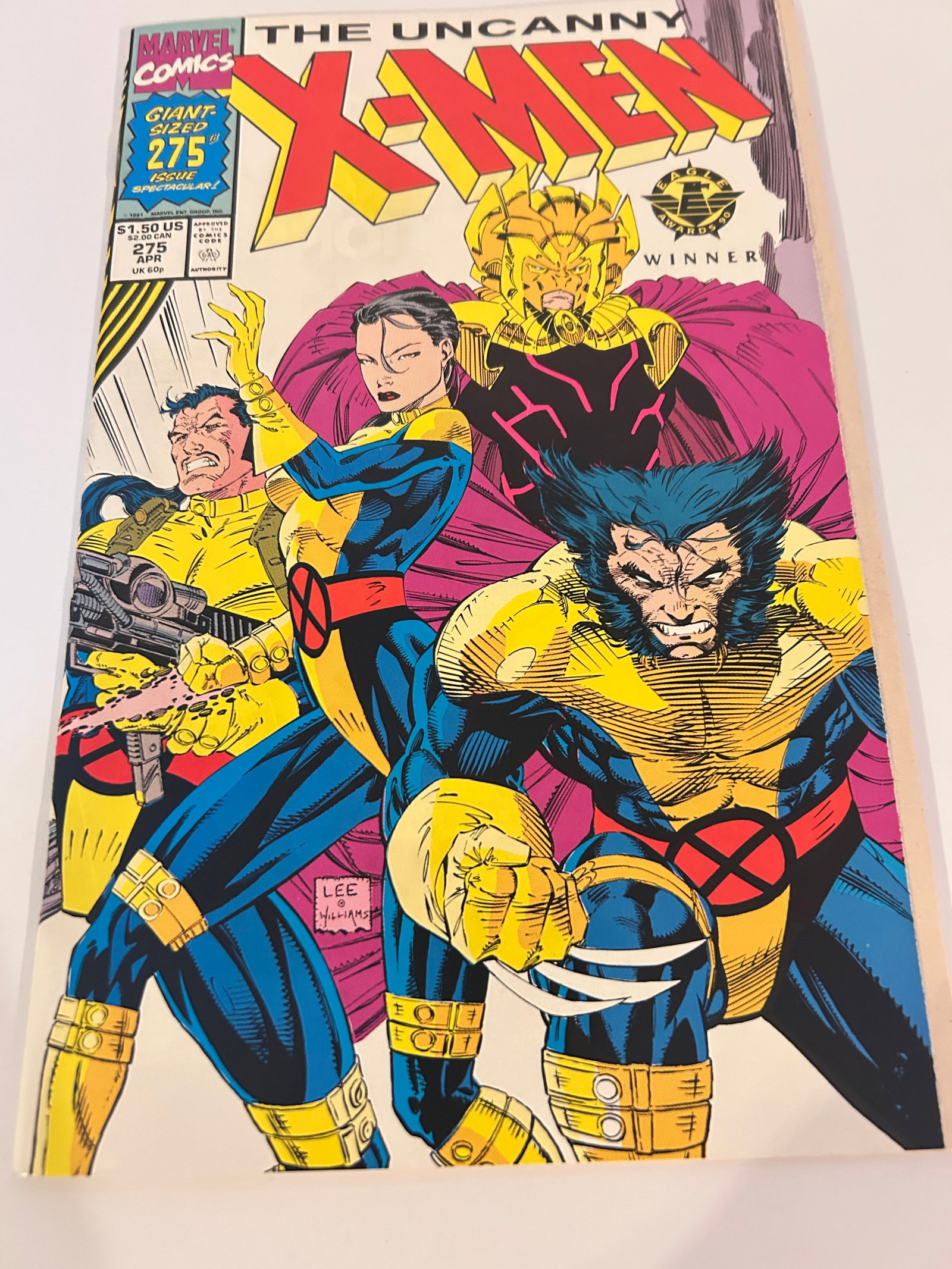 Vintage Comic Book The Uncanny X-Men # 275 (1 of 2)