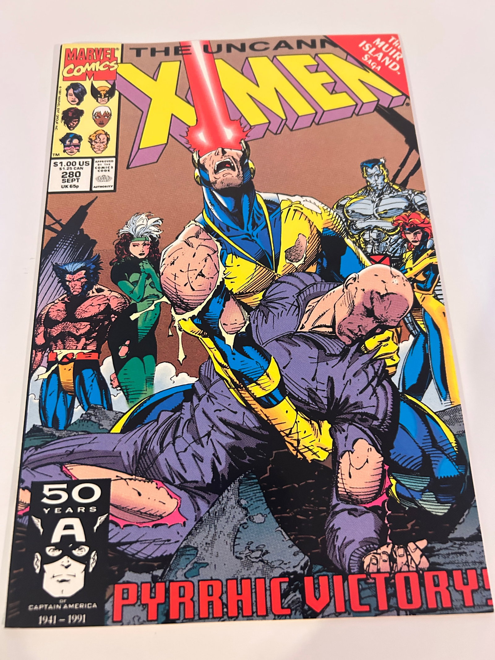 Vintage Comic Book The Uncanny X-Men # 280 (1 of 2)