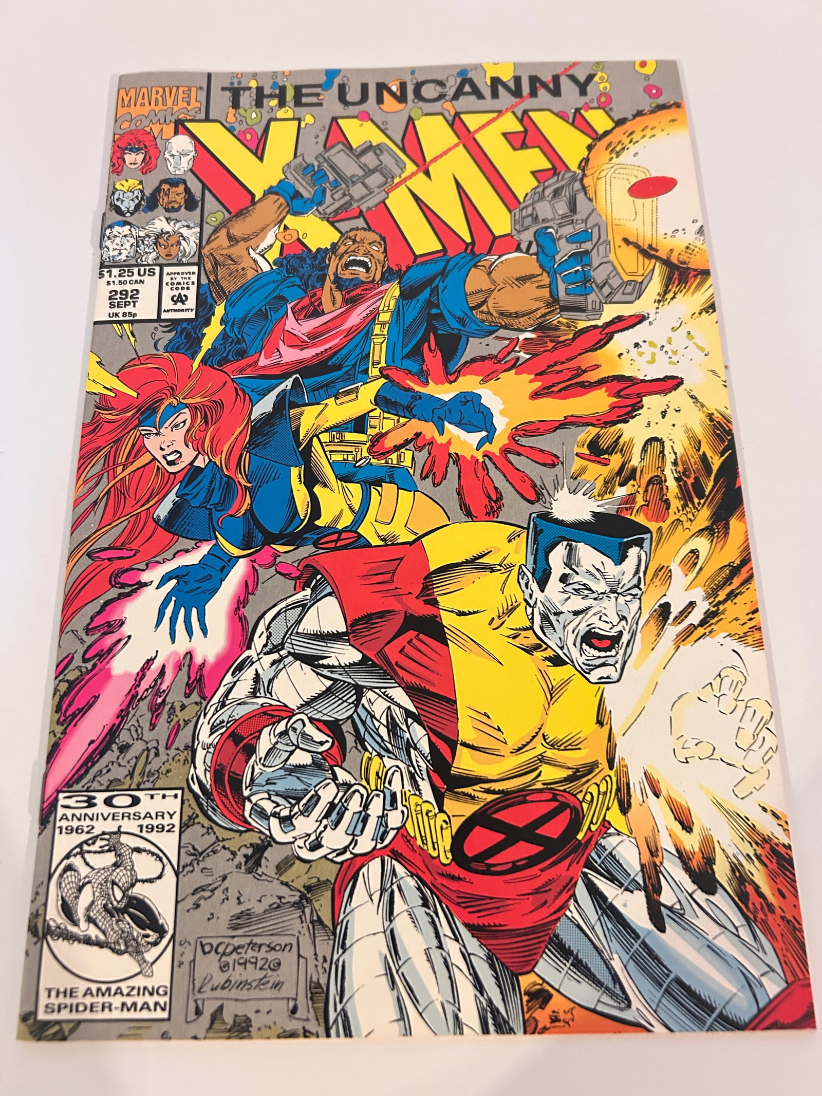 Vintage Comic Book The Uncanny X-Men # 292 (1 of 2)