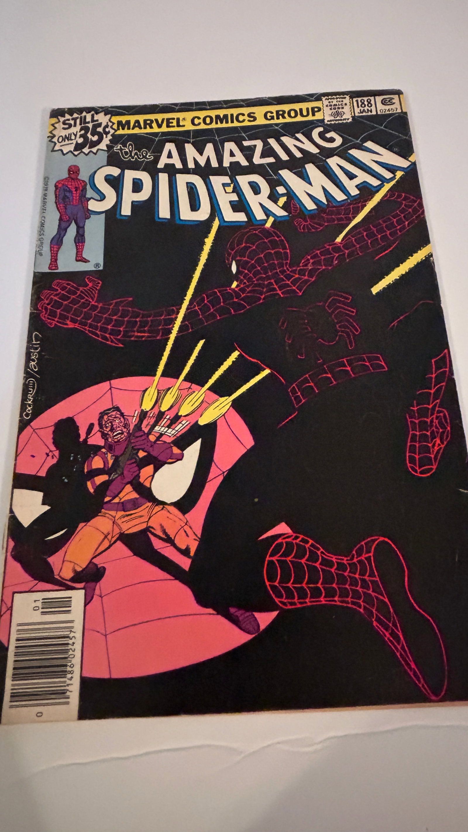 Vintage Comic Book The Amazing Spider-Man # 188 (1 of 2)