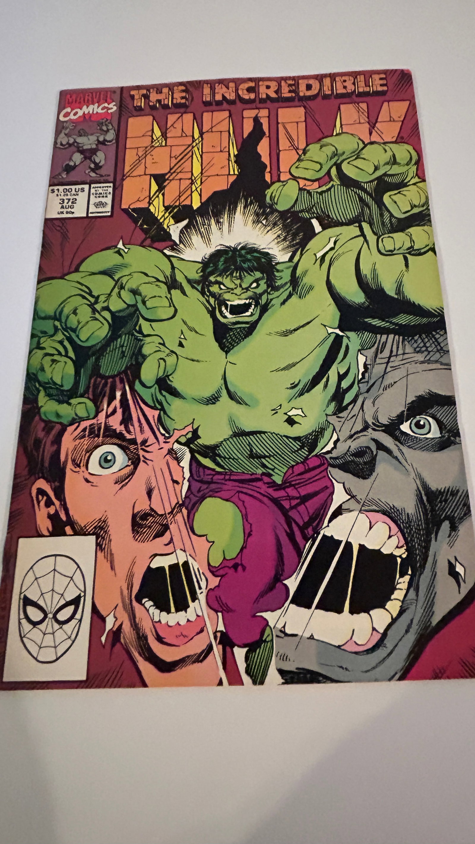 Vintage Comic Book The Incredible Hulk # 372 (1 of 2)