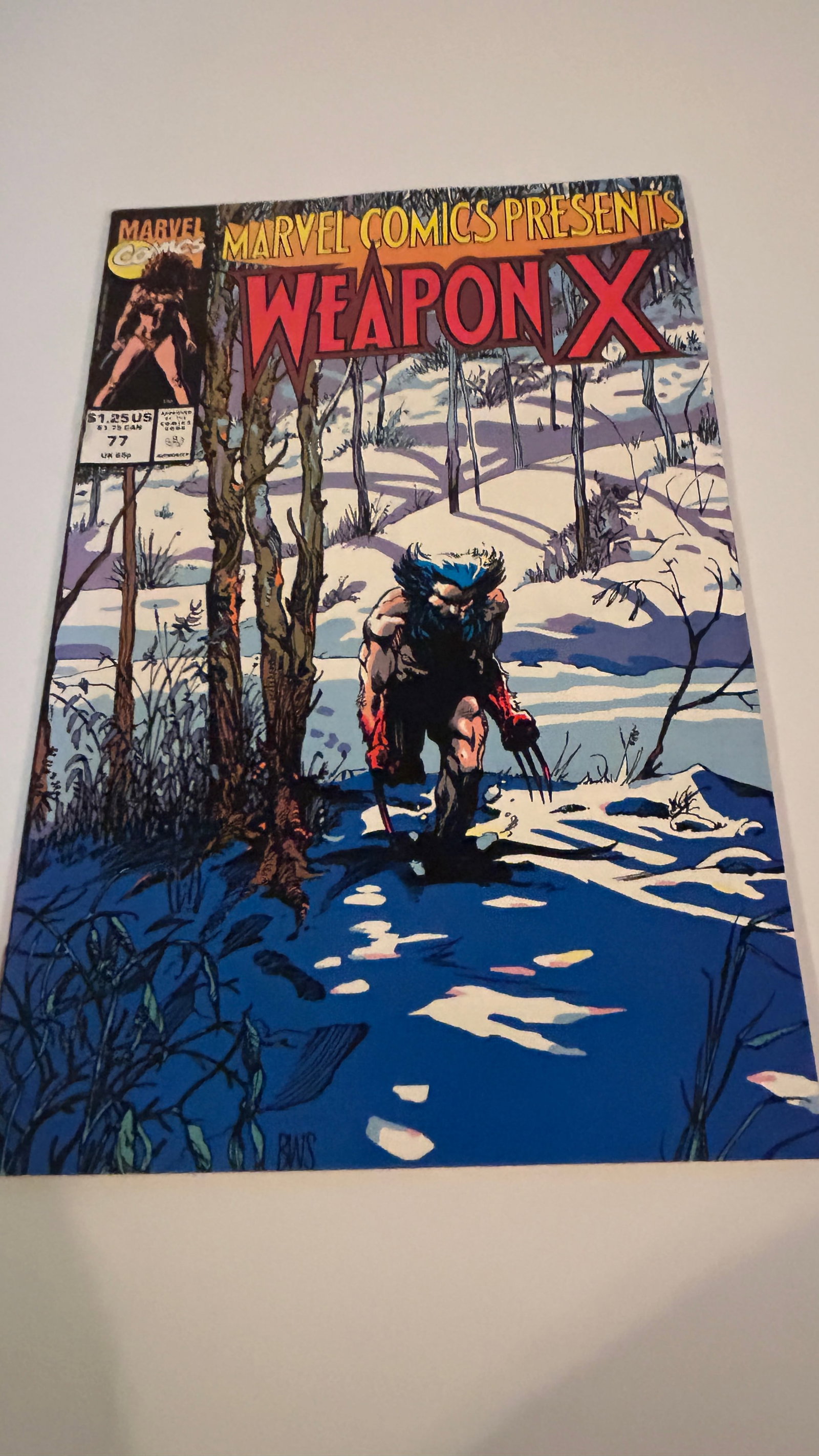 Vintage Comic Book Marvel Comics Presents Weapon X # 77 (1 of 2)