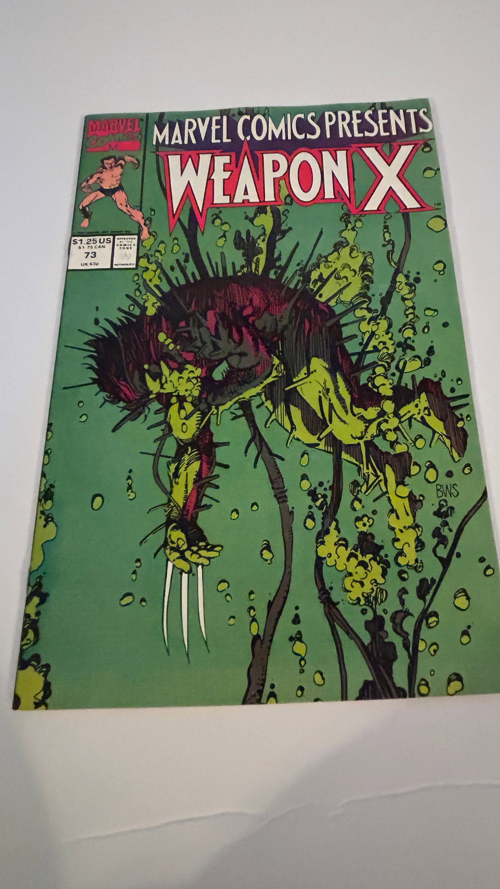 Vintage Comic Book Marvel Comics Presents Weapon X # 73 (1 of 2)