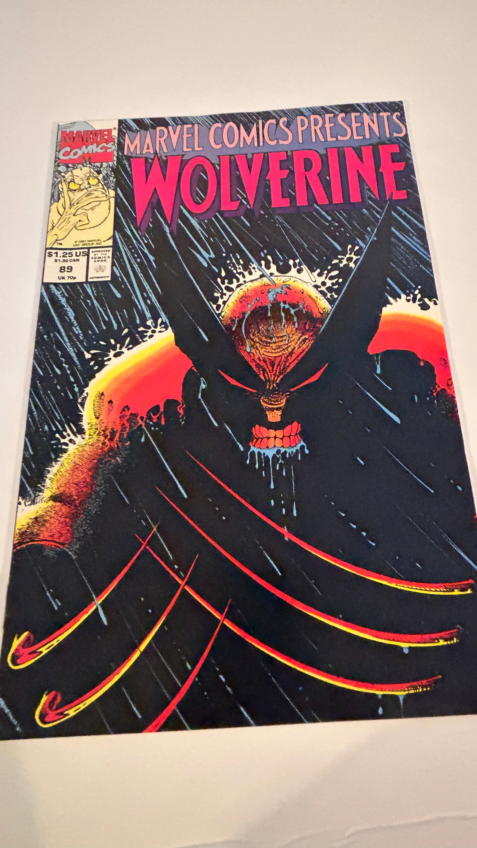 Vintage Comic Book Marvel Comics Presents WOLVERINE # 89 (1 of 2)