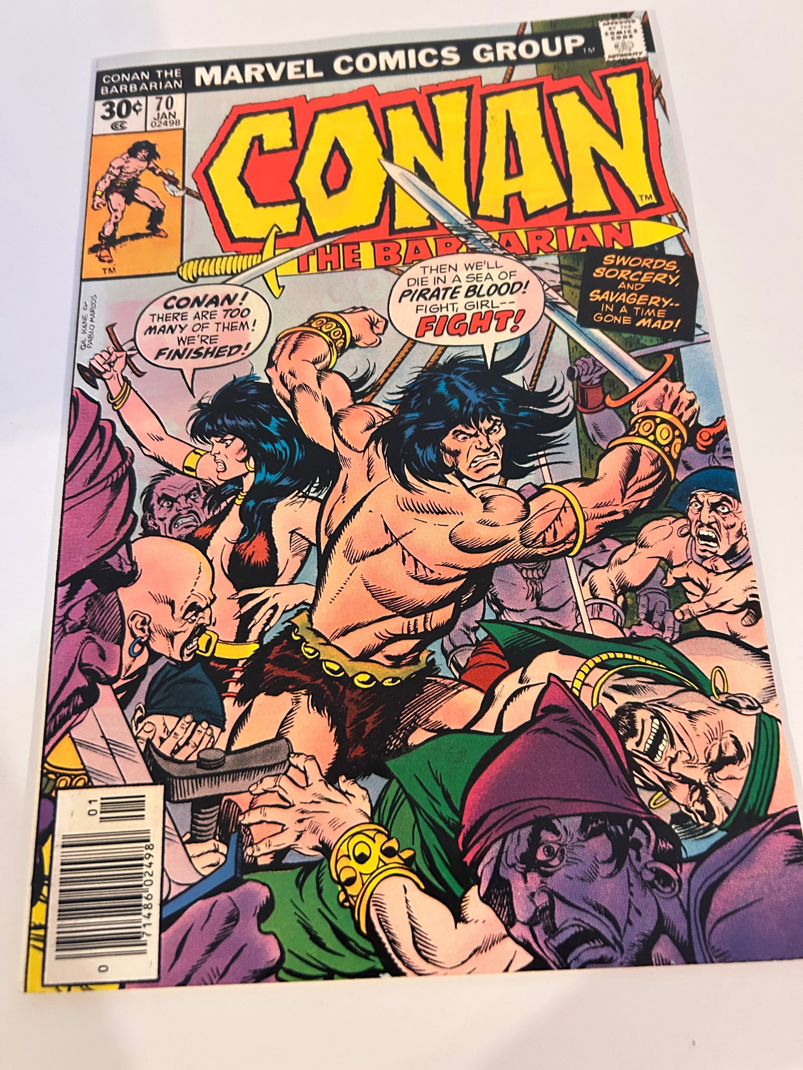 Vintage Comic Book Conan the Barbarian # 70 (1 of 2)