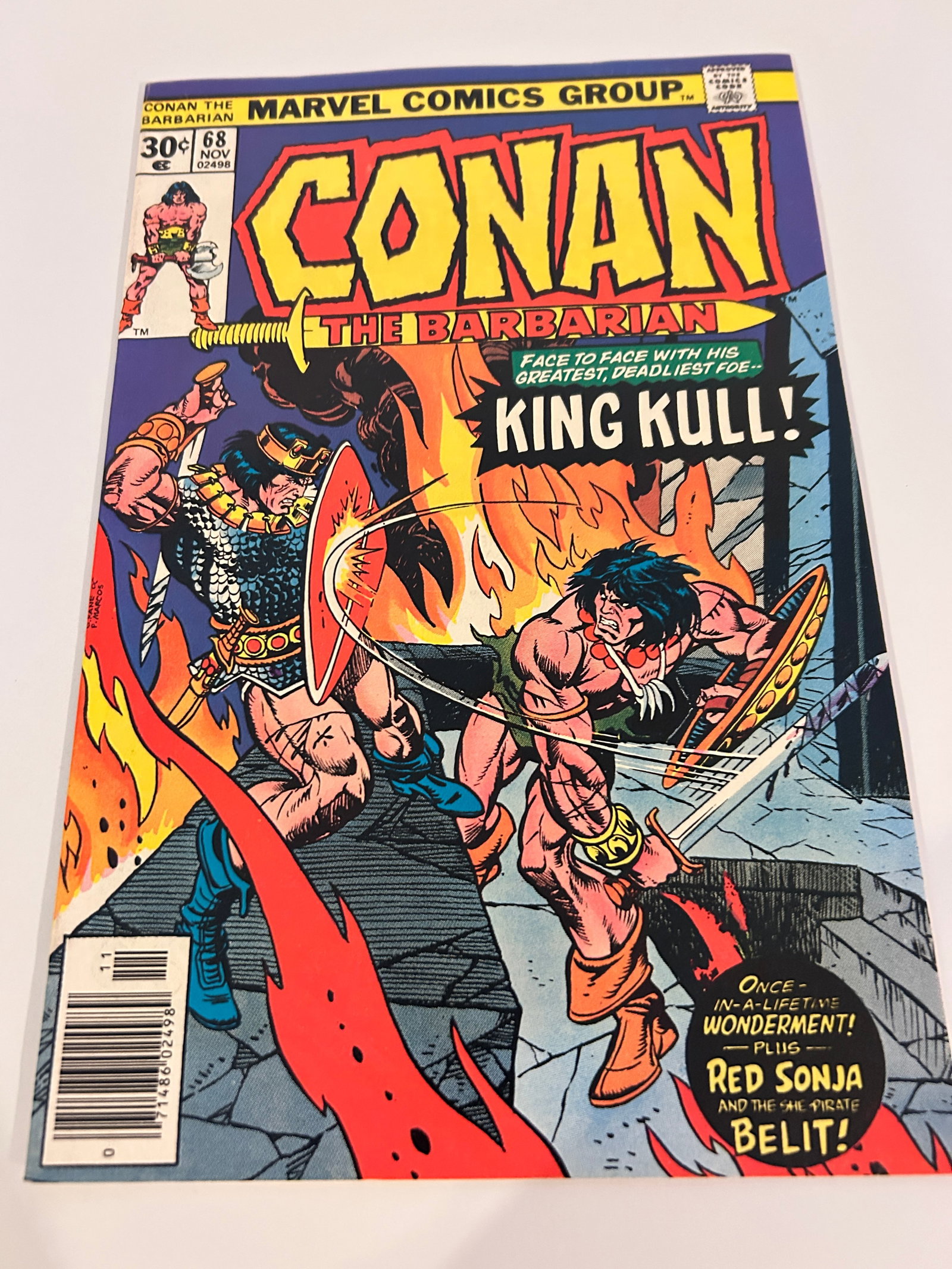 Vintage Comic Book Conan the Barbarian # 68 (1 of 2)