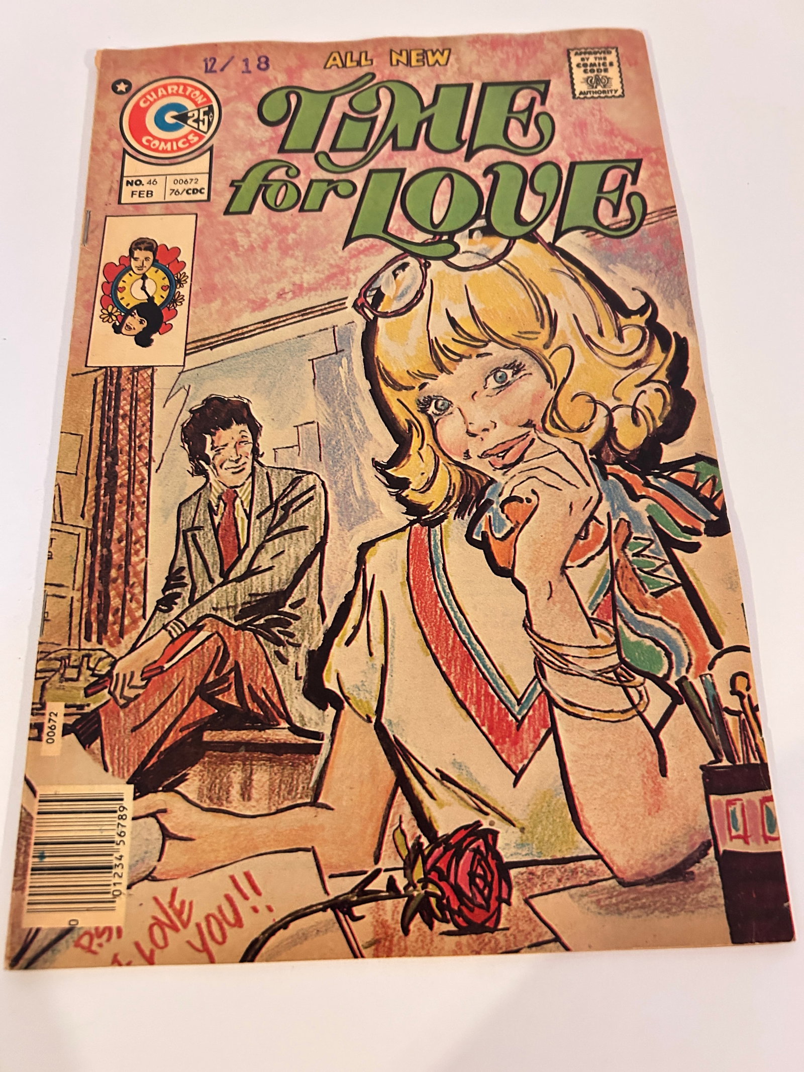 Vintage Comic Book Time For Love # 46: Vintage Comic Book Time For Love # 46 Please view all photos as they are part of the description and condition of this Item, Feel free to contact me with questions or picture requests! Used Item AS IS
