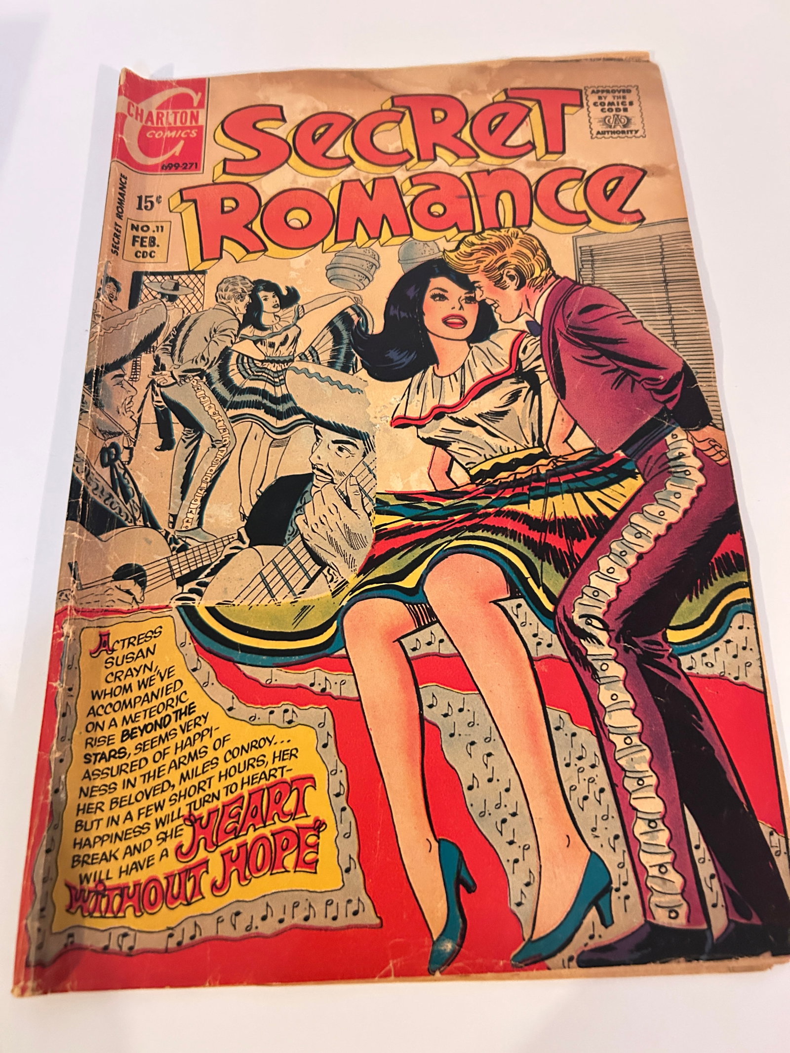 Vintage Comic Book Secret Romance # 11 (1 of 2)