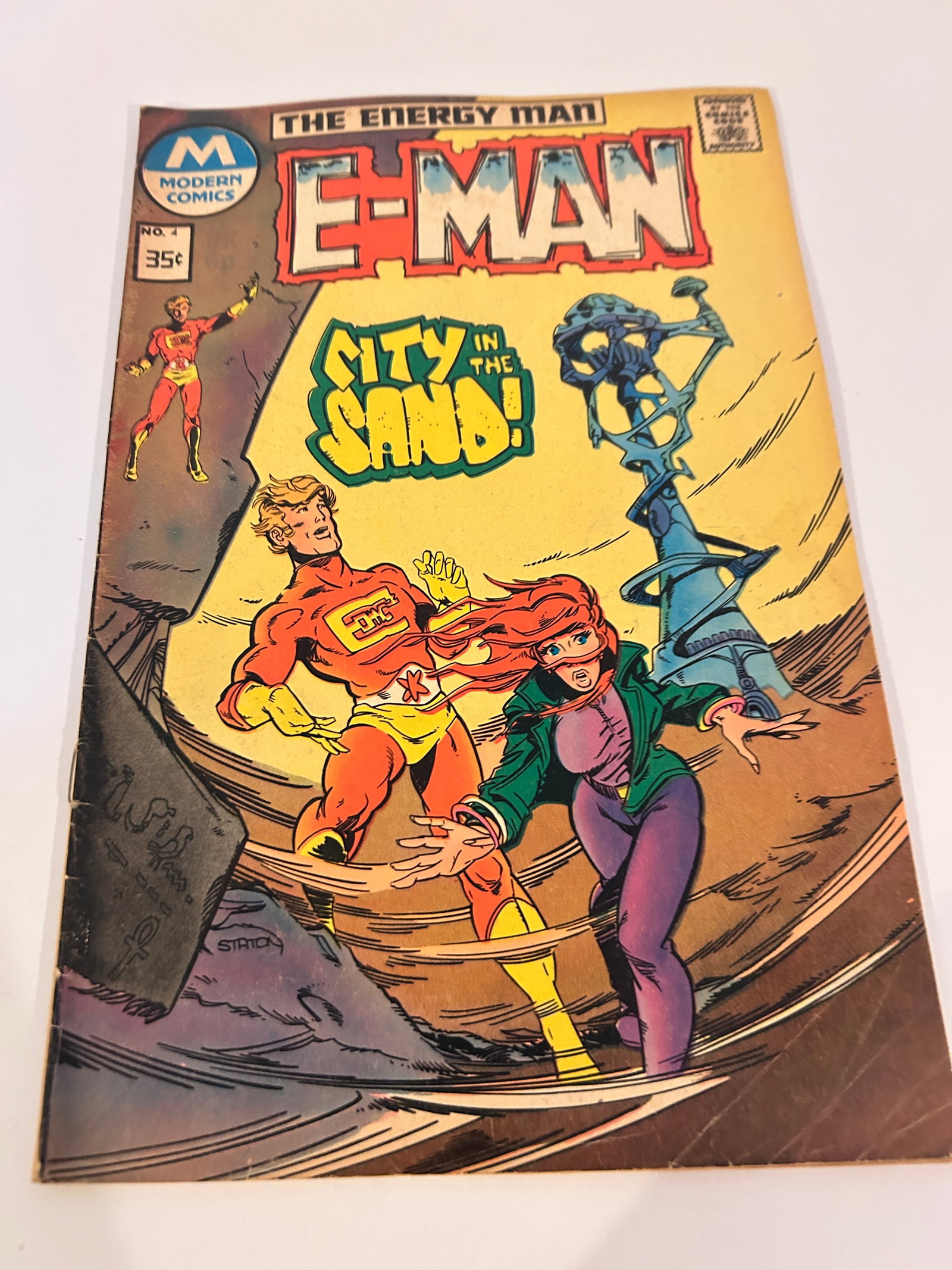 Vintage Comic Book E-Man # 4 (1 of 2)