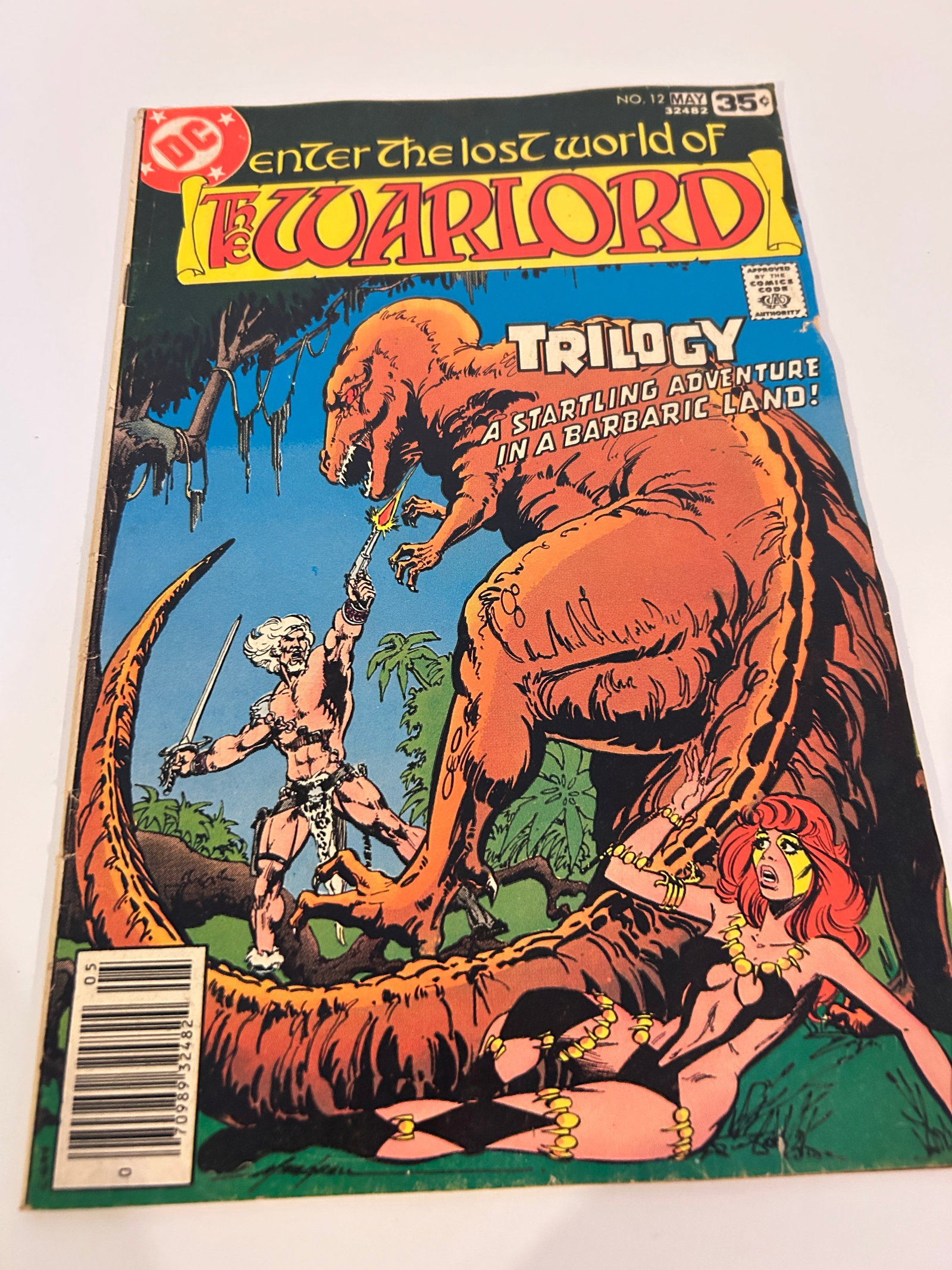 Vintage Comic Book The Warlord # 12: Vintage Comic Book The Warlord # 12 Please view all photos as they are part of the description and condition of this Item, Feel free to contact me with questions or picture requests! Used Item AS IS