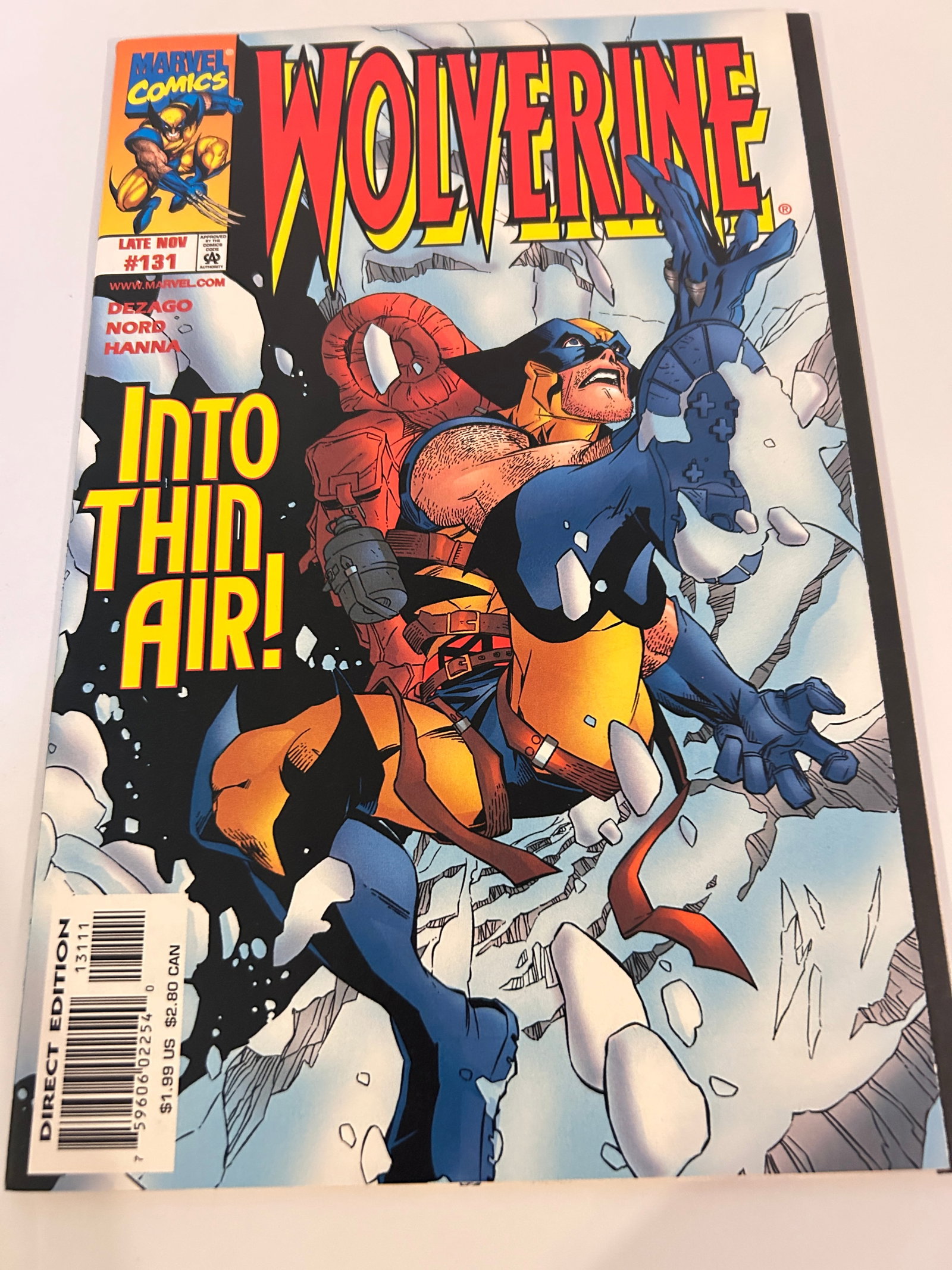 Vintage Comic Book Wolverine # 131 Error (1 of 2)