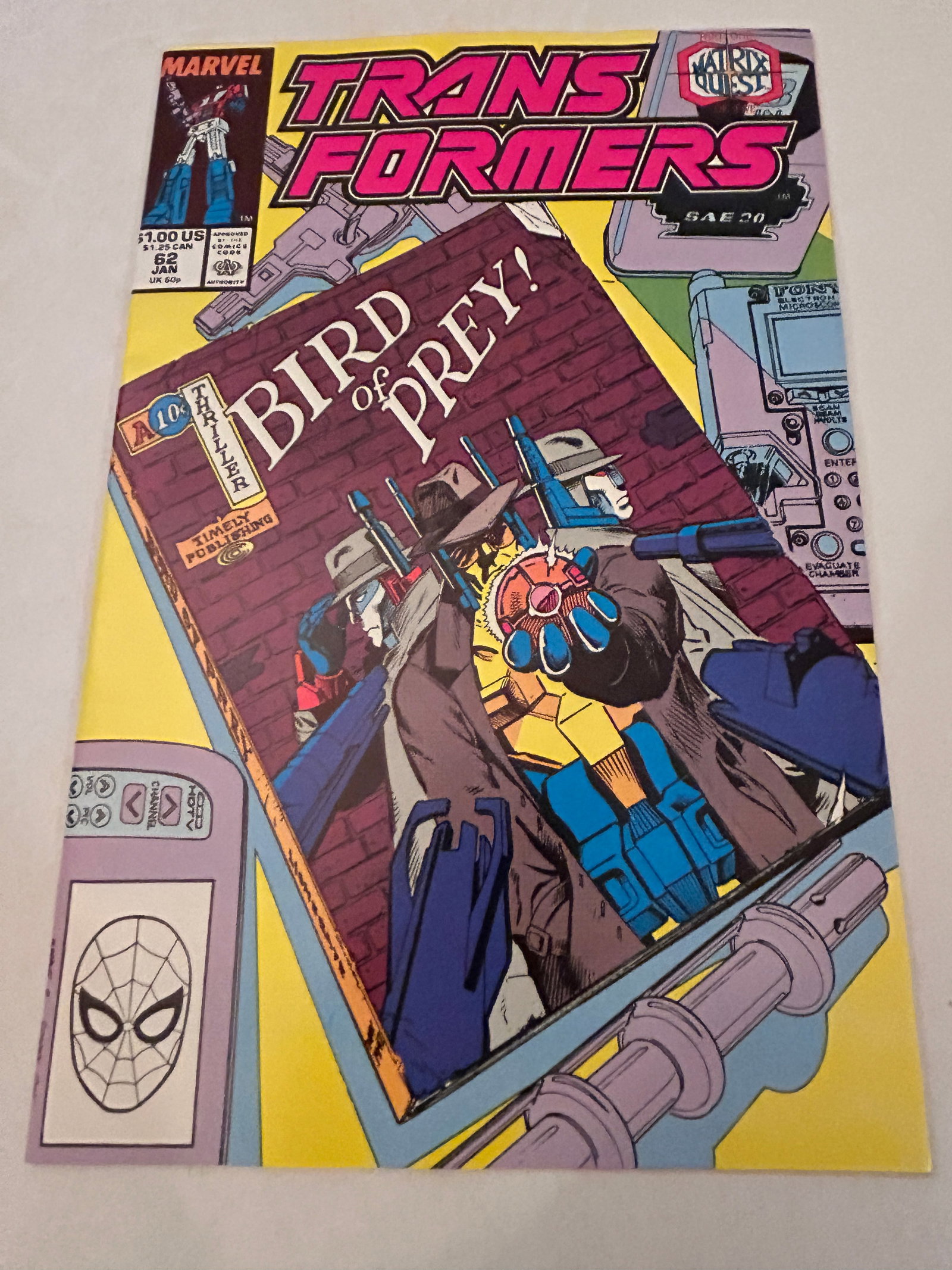 Vintage Comic Book The Transformers # 62: Vintage Comic Book The Transformers # 62 Please view all photos as they are part of the description and condition of this Item, Feel free to contact me with questions or picture requests! Used Item AS