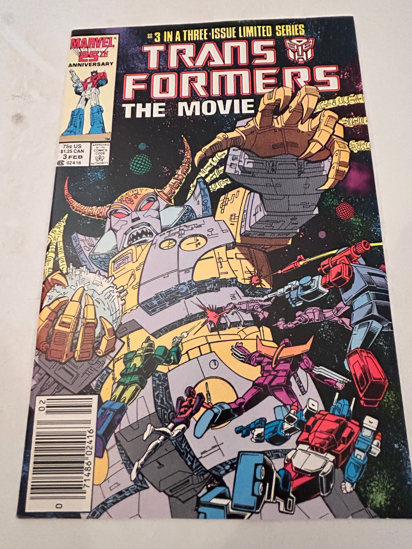 Vintage Comic Book The Transformers The Movie # 3: Vintage Comic Book The Transformers The Movie # 3 Please view all photos as they are part of the description and condition of this Item, Feel free to contact me with questions or picture requests! Use