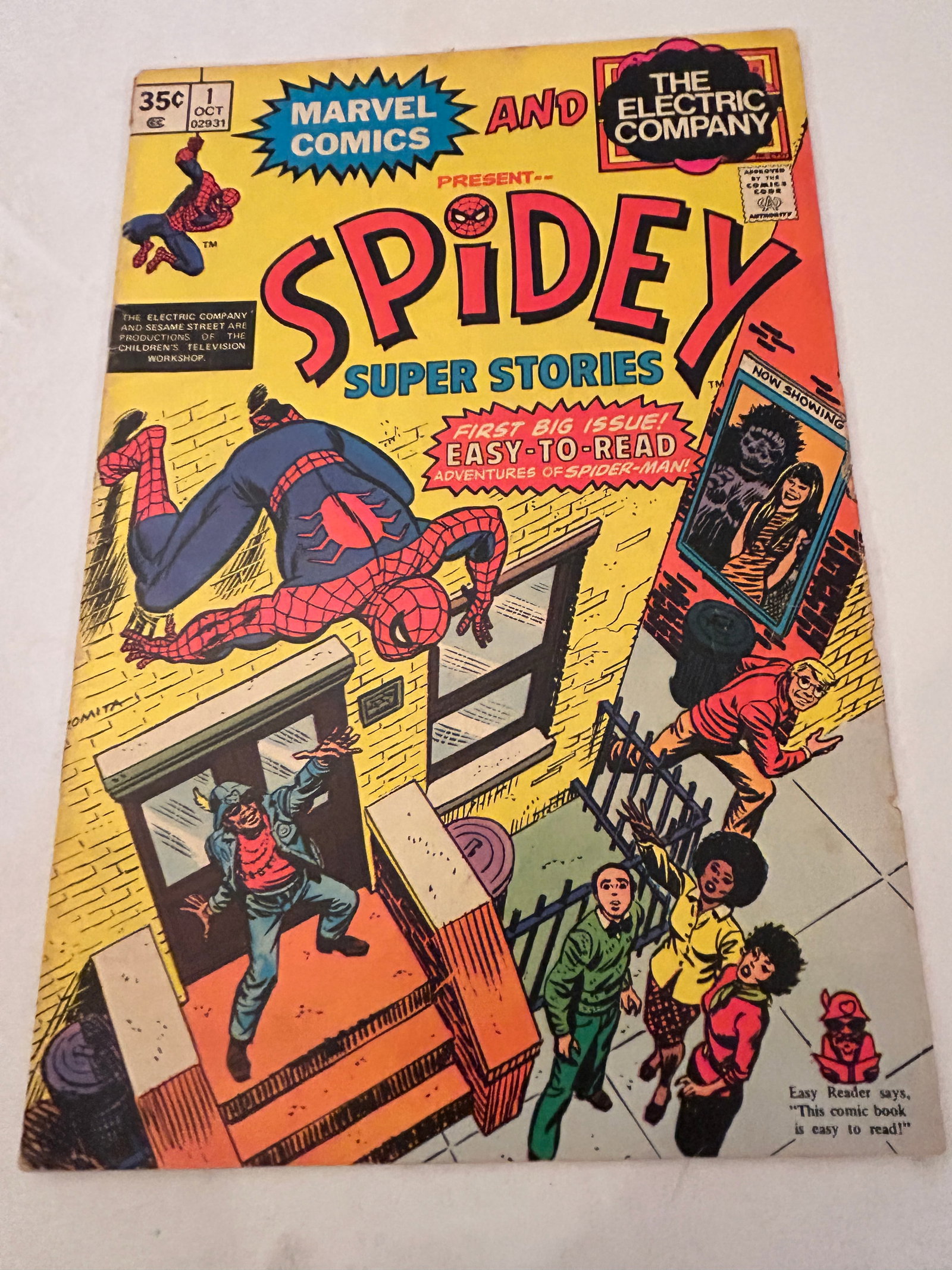 Spidey Super Stories # 1 Marvel 1974 Spider-Man Electric Company Romita (1 of 2)