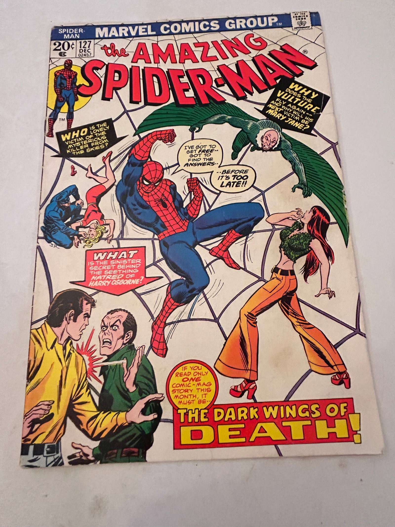 Vintage Comic Book # The Amazing Spider-Man # 127: Vintage Comic Book # The Amazing Spider-Man # 127 Please view all photos as they are part of the description and condition of this Item, Feel free to contact me with questions or picture requests! Use