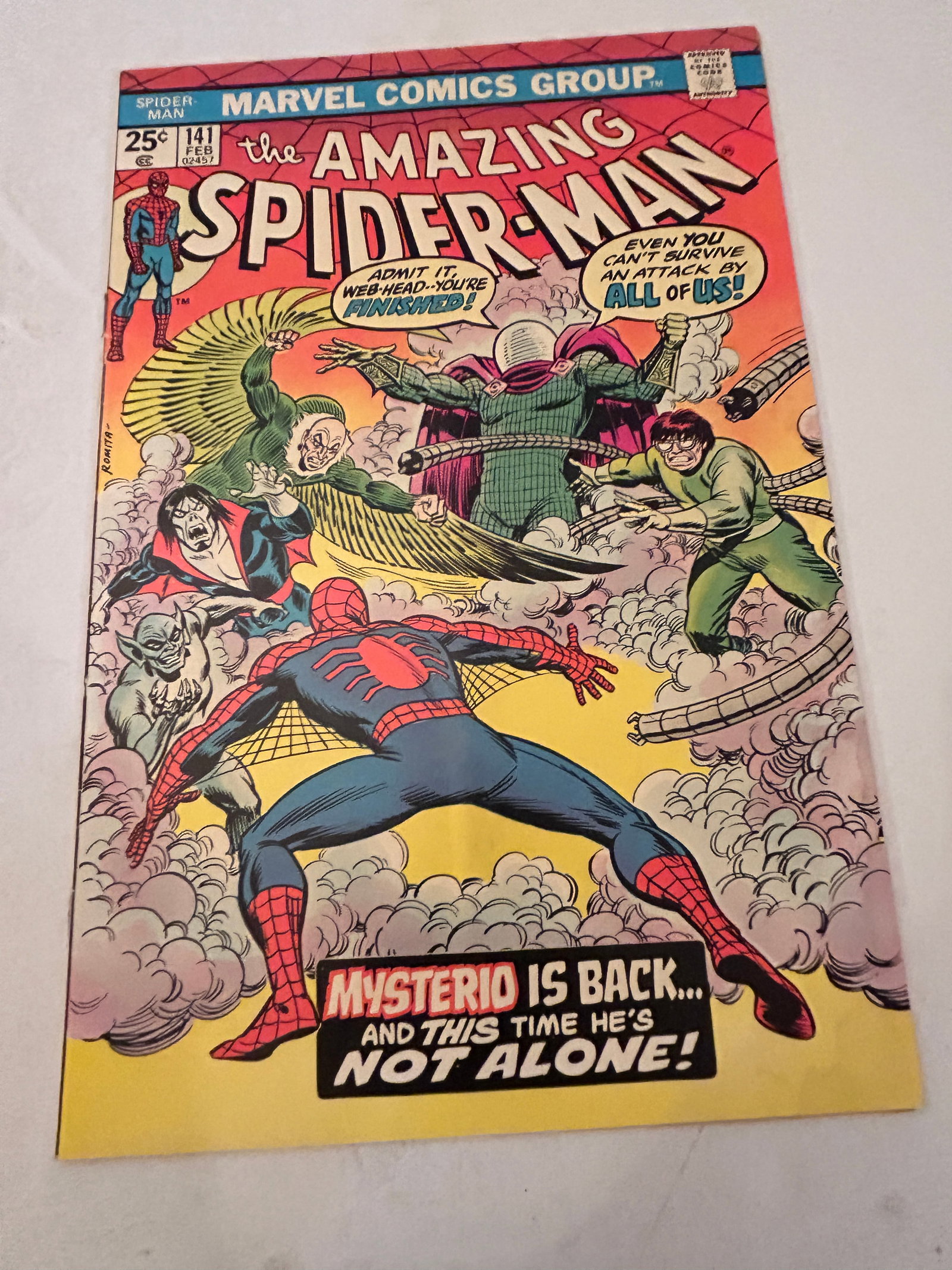 Vintage Comic Book # The Amazing Spider-Man # 141: Vintage Comic Book # The Amazing Spider-Man # 141 Please view all photos as they are part of the description and condition of this Item, Feel free to contact me with questions or picture requests! Use