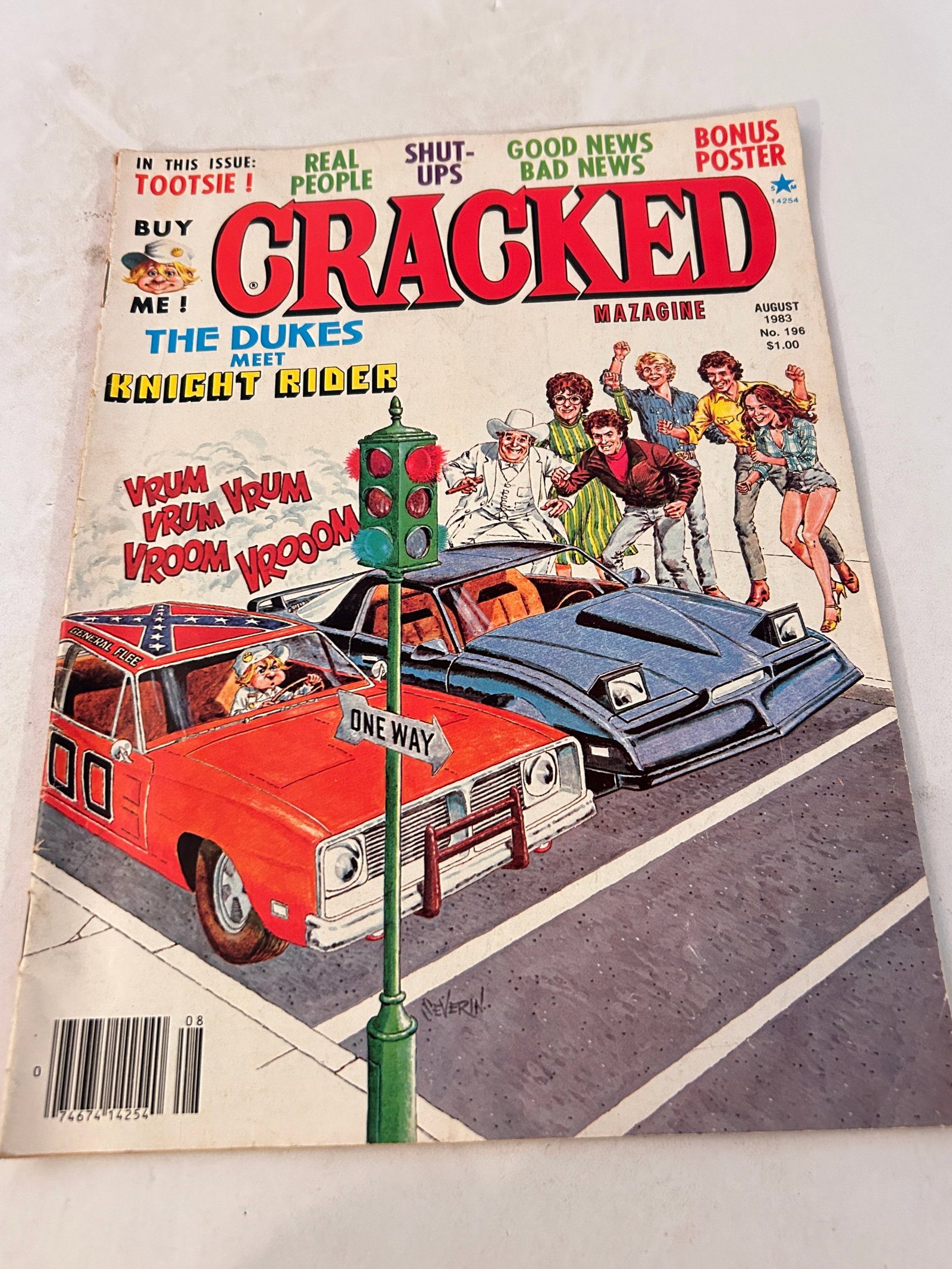 Vintage Cracked Magazine # 196: Vintage Cracked Magazine # 196 Please view all photos as they are part of the description and condition of this Item, Feel free to contact me with questions or picture requests! Used Item AS IS