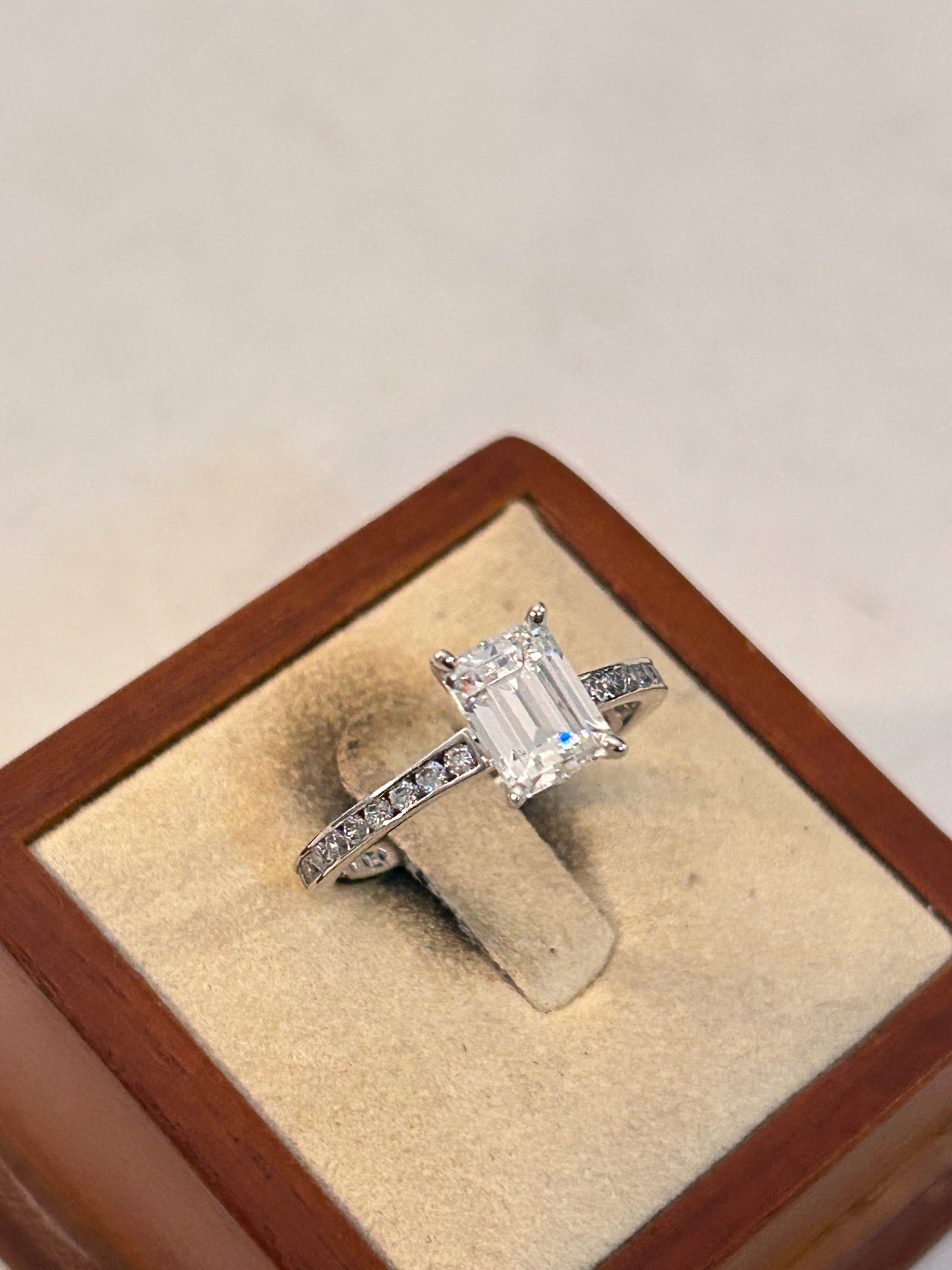 Vintage Designer SW Cubic Zirconia Sterling Silver Ring Sz 10 (1 of 5)