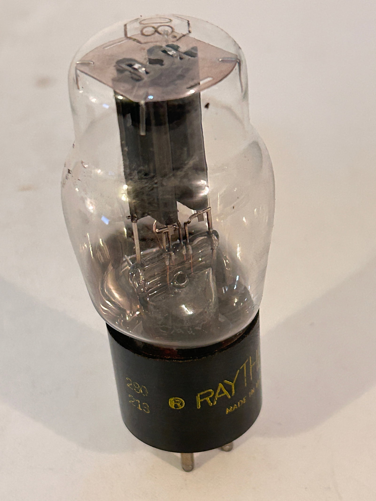 Vintage Raytheon Vacuum Tube # 80 (1 of 5)