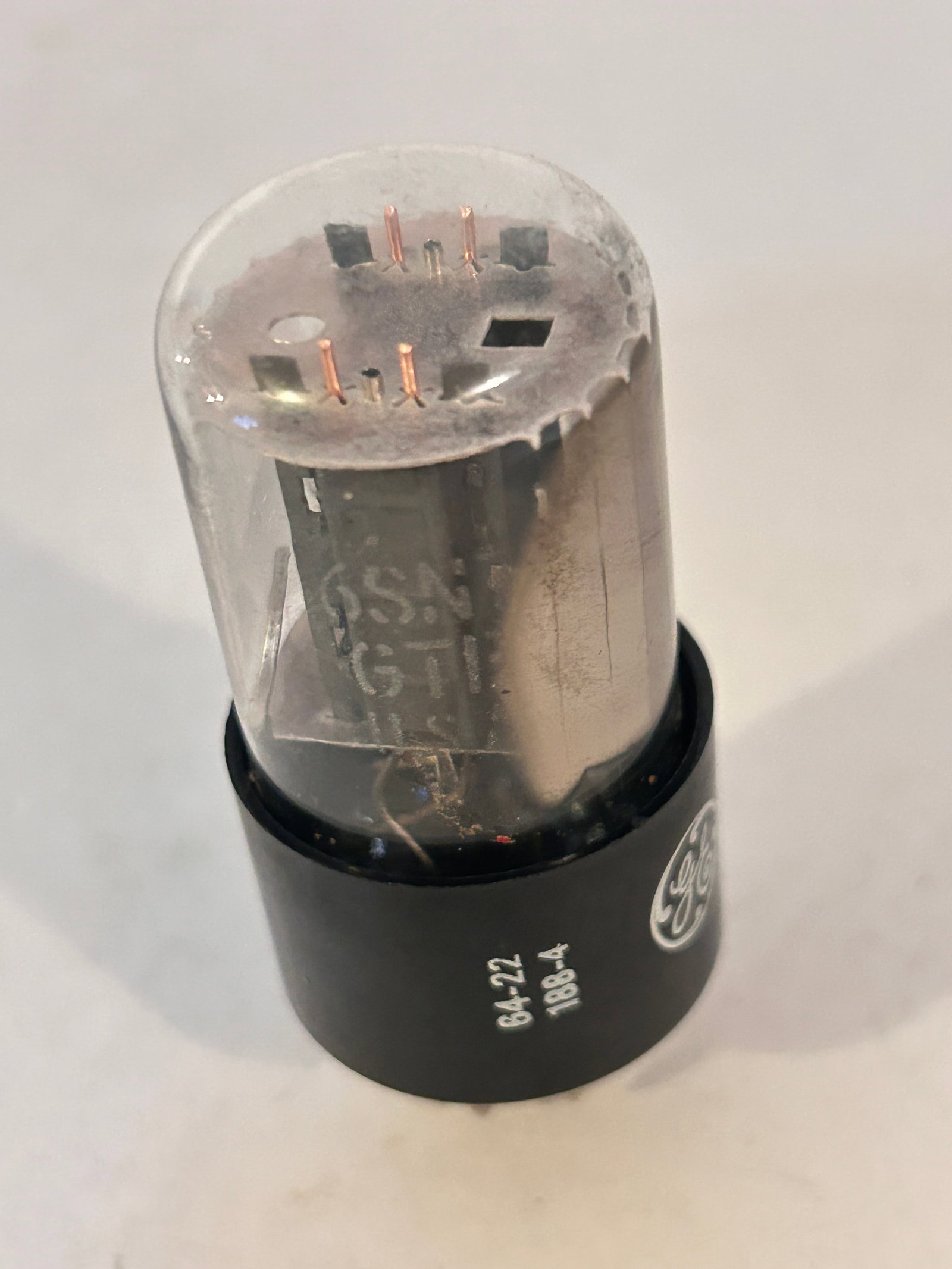 Vintage GE 6SN7 GTB Vacuum Tube (1 of 4)
