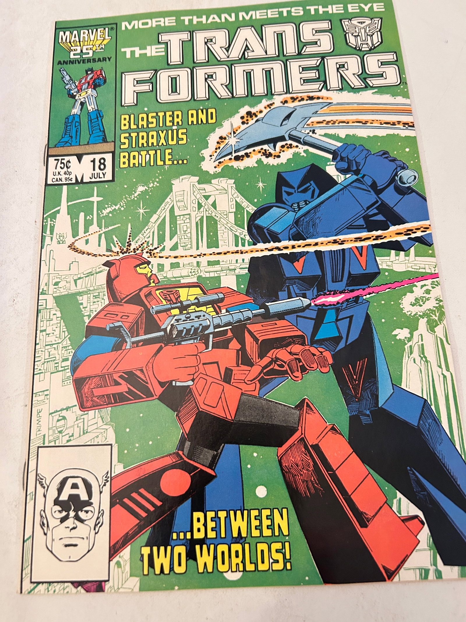 Vintage Comic Book the Transformers # 18 (1 of 2)