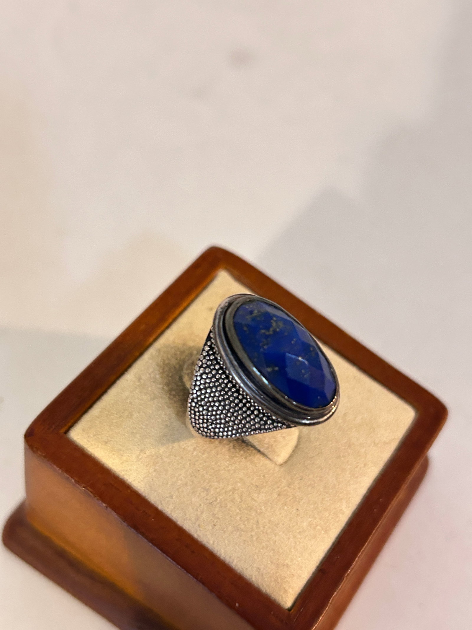 Beautiful Bali BA Suarti sterling silver 925 lapis ring Ring Sz 9 9 Grams: Beautiful Bali BA Suarti sterling silver 925 lapis ring Ring Sz 9 9 Grams Please view all photos as they are part of the description and condition of this Item, Feel free to contact me with questions 