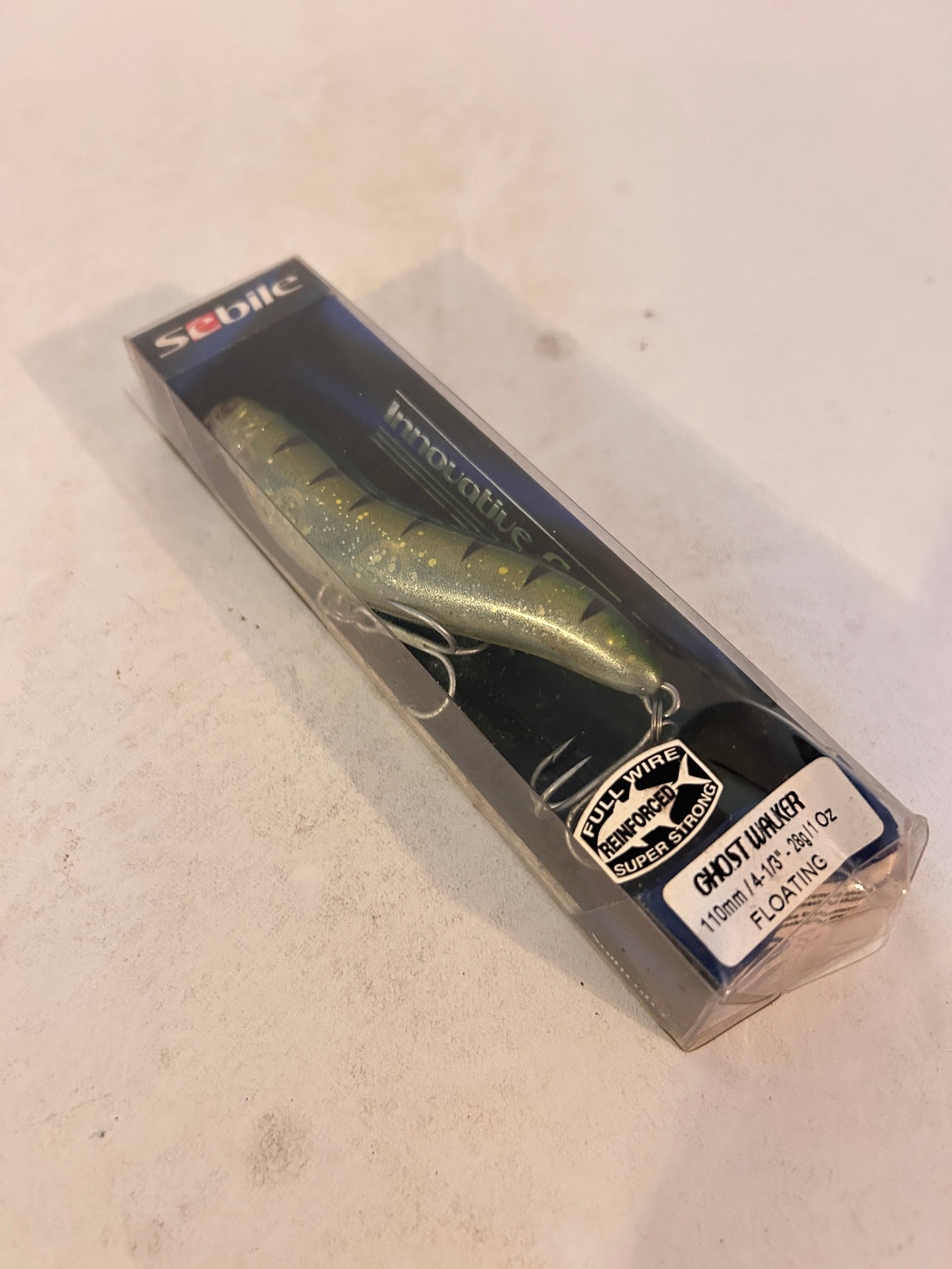 Sebile Ghost Walker Lure New: Sebile Ghost Walker Lure New Please view all photos as they are part of the description and condition of this Item, Feel free to contact me with questions or picture requests! Used Item AS IS