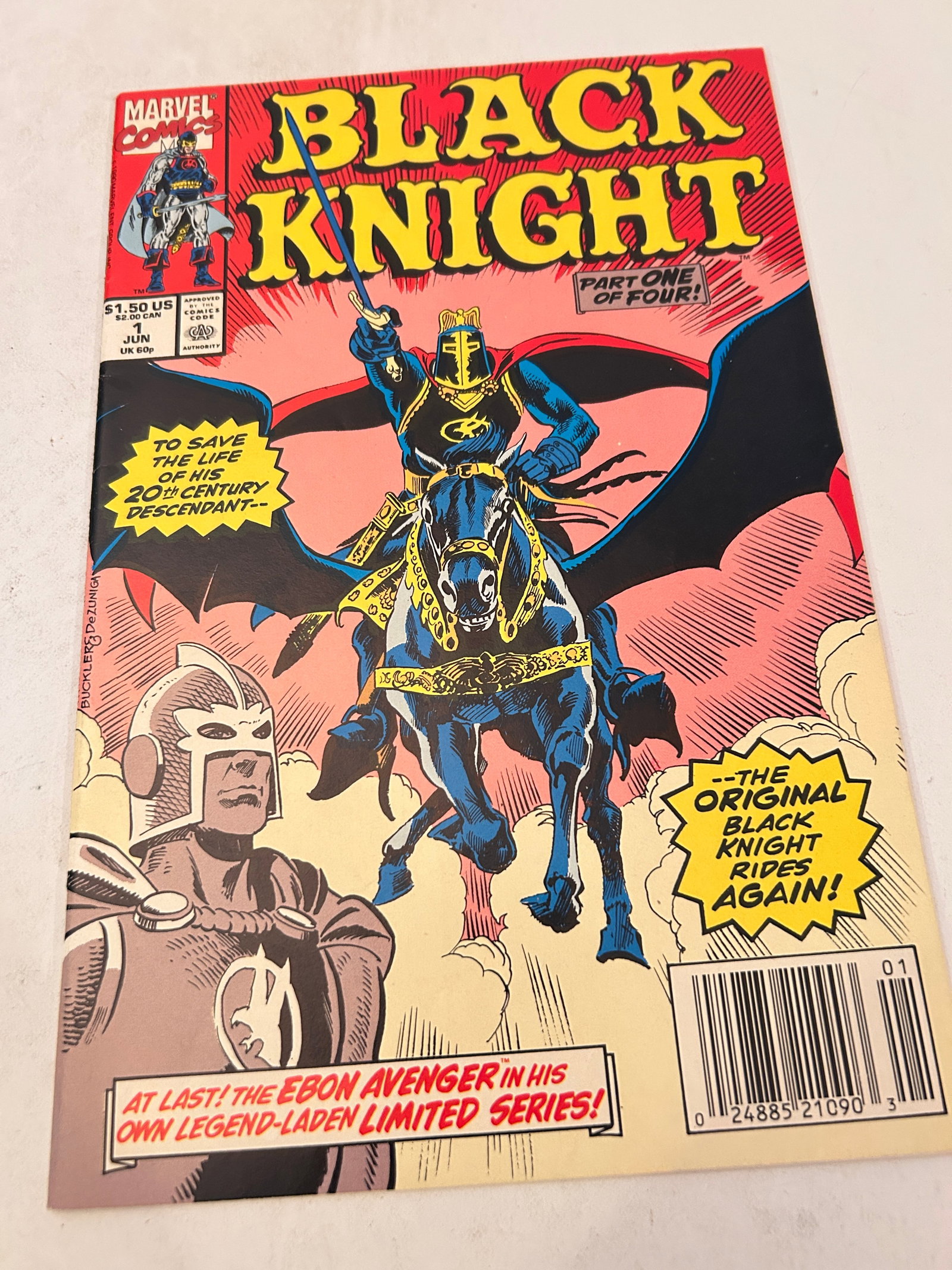 Vintage Comic Book Black Knight # 1: Vintage Comic Book Black Knight # 1 Please view all photos as they are part of the description and condition of this Item, Feel free to contact me with questions or picture requests! Used Item AS IS