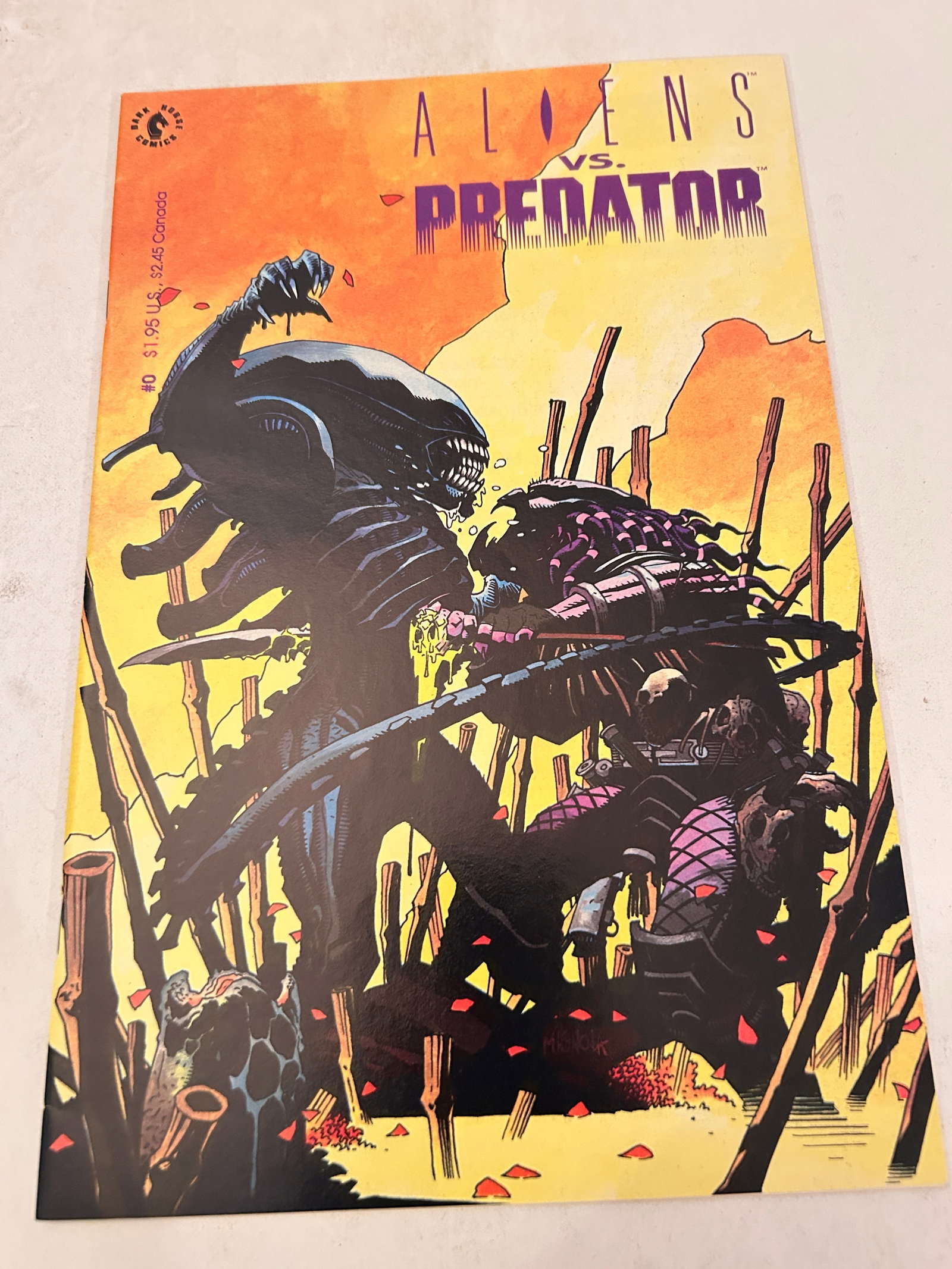 Vintage Comic Book Aliens vs Predator # 0 (1 of 2)