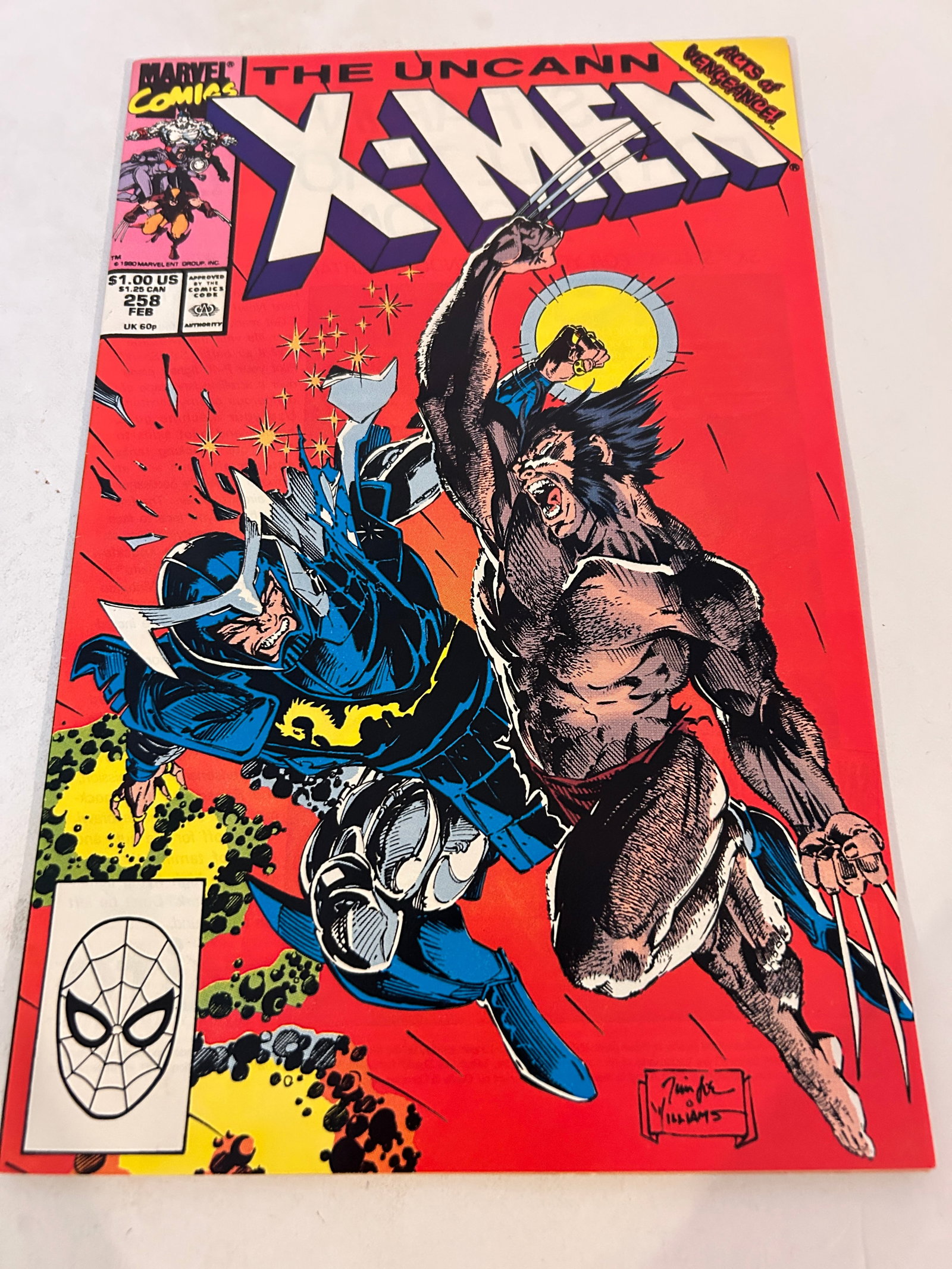 Vintage Comic Book Uncanny X-Men # 258 (1 of 3)