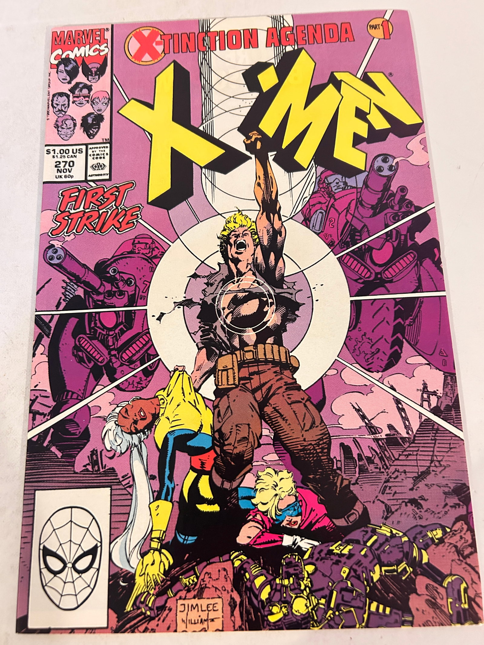 Vintage Comic Book Uncanny X-Men # 270 (1 of 2)