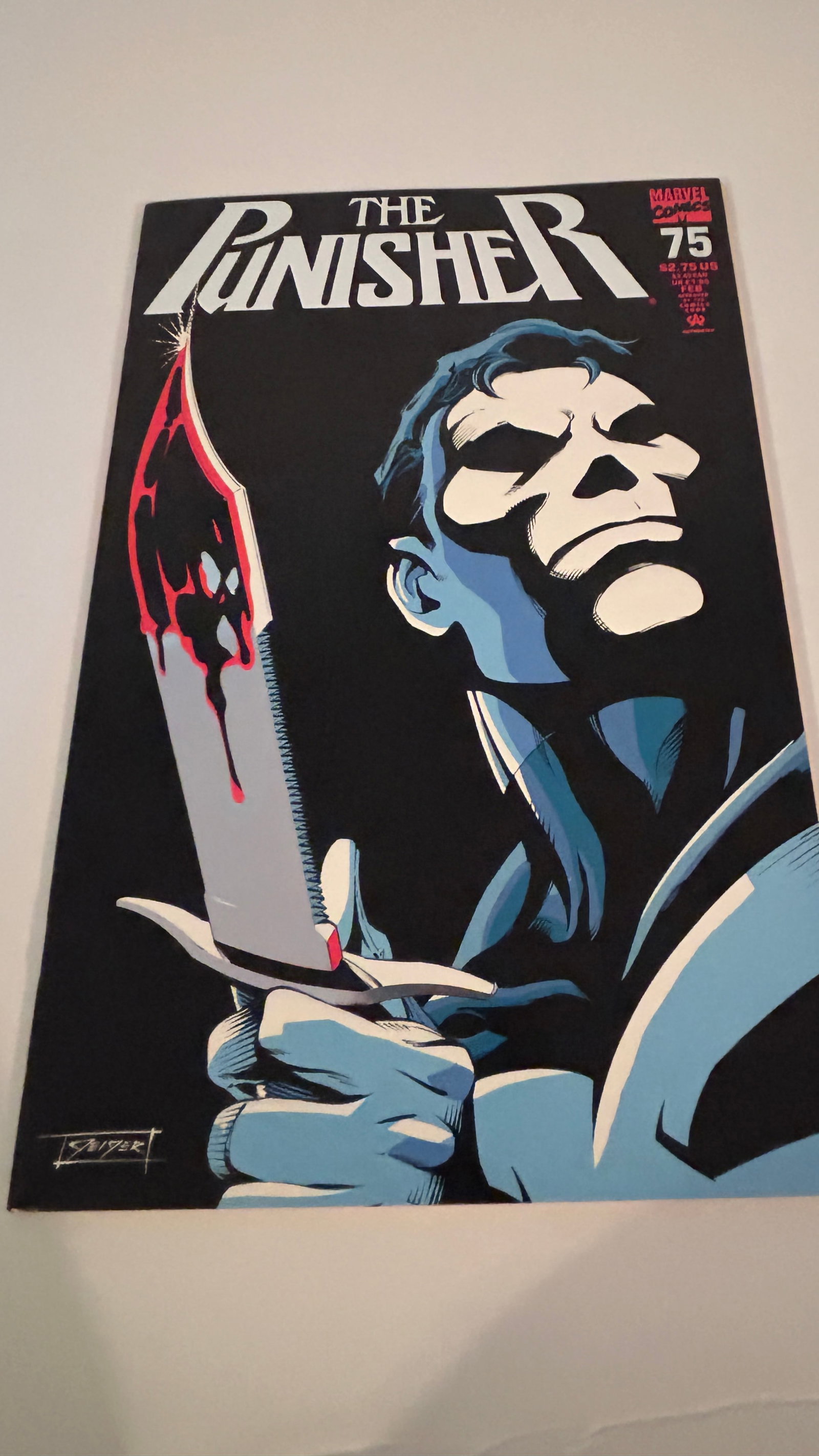 Vintage Comic Book The Punisher # 75: Vintage Comic Book The Punisher # 75 Please view all photos as they are part of the description and condition of this Item, Feel free to contact me with questions or picture requests! Used Item AS IS