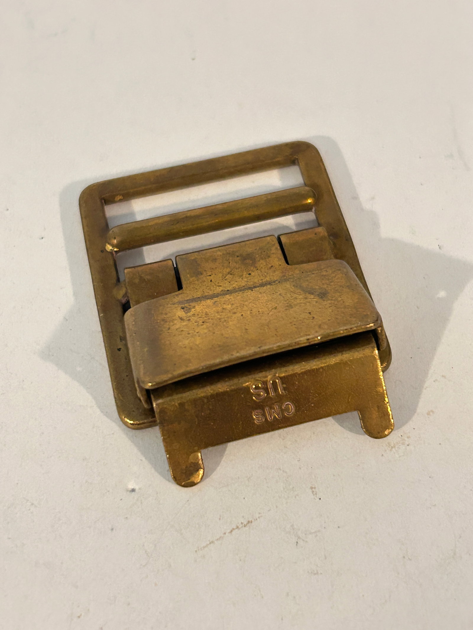 Officers Equipment Company – US Marine Corps Brass Belt Buckle (1 of 4)