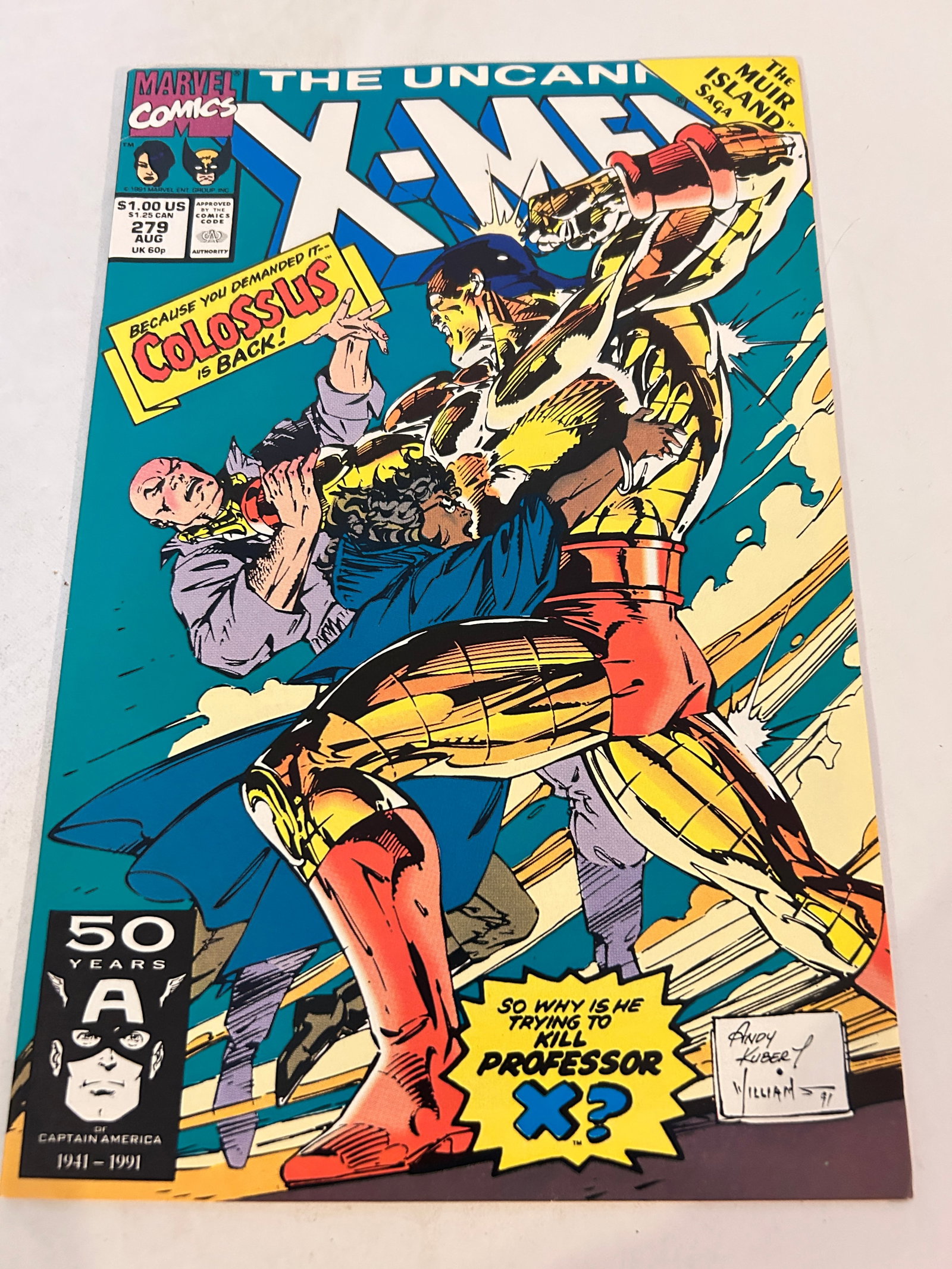 Vintage Comic Book Uncanny X-Men # 279 (1 of 3)