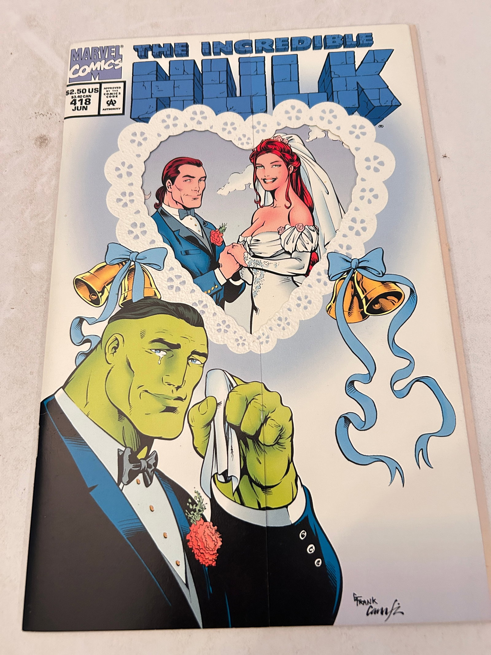 Vintage Comic Book the Incredible Hulk # 418 (1 of 2)