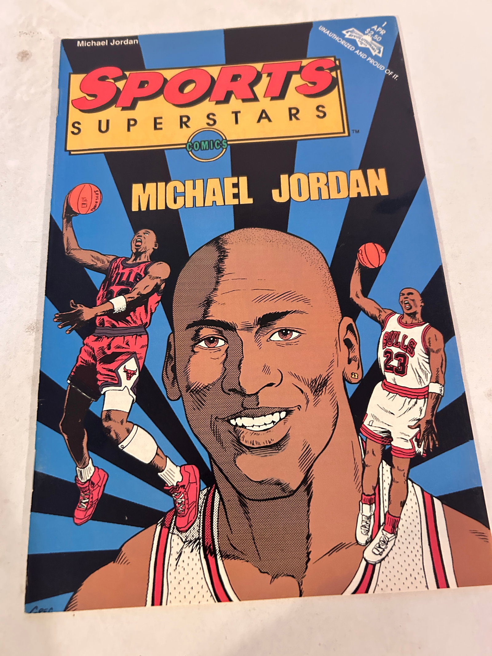 Vintage Comic Book Michael Jordan # 1 (1 of 2)