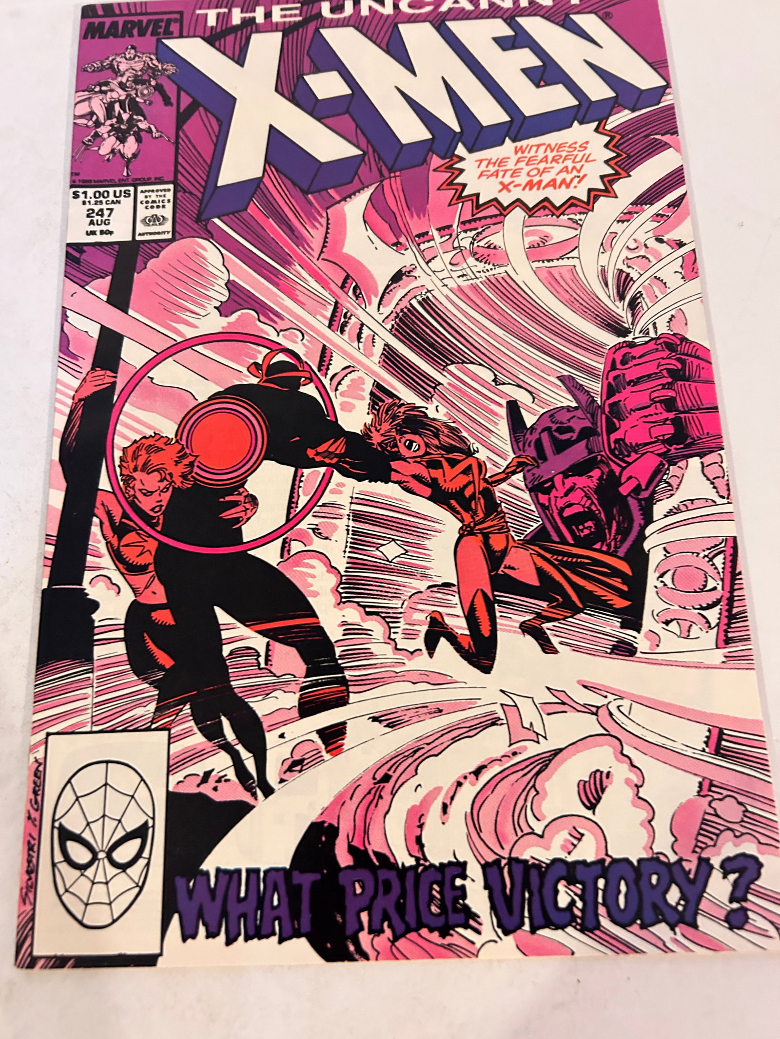 Vintage Comic Book Uncanny X-Men # 247: Vintage Comic Book Uncanny X-Men # 247 Please view all photos as they are part of the description and condition of this Item, Feel free to contact me with questions or picture requests! Used Item AS I