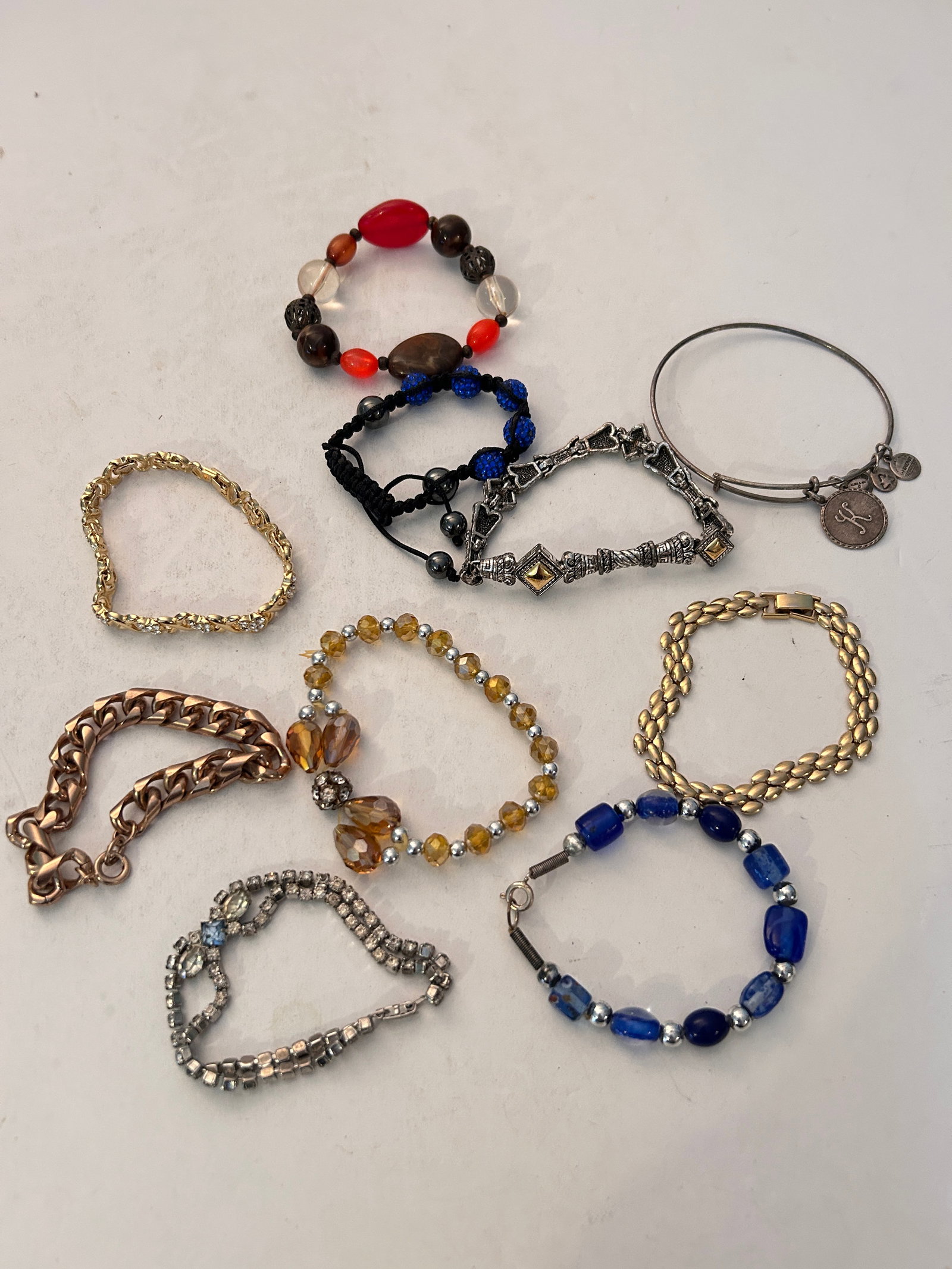 Vintage Lot Of 10 Bracelets (1 of 4)