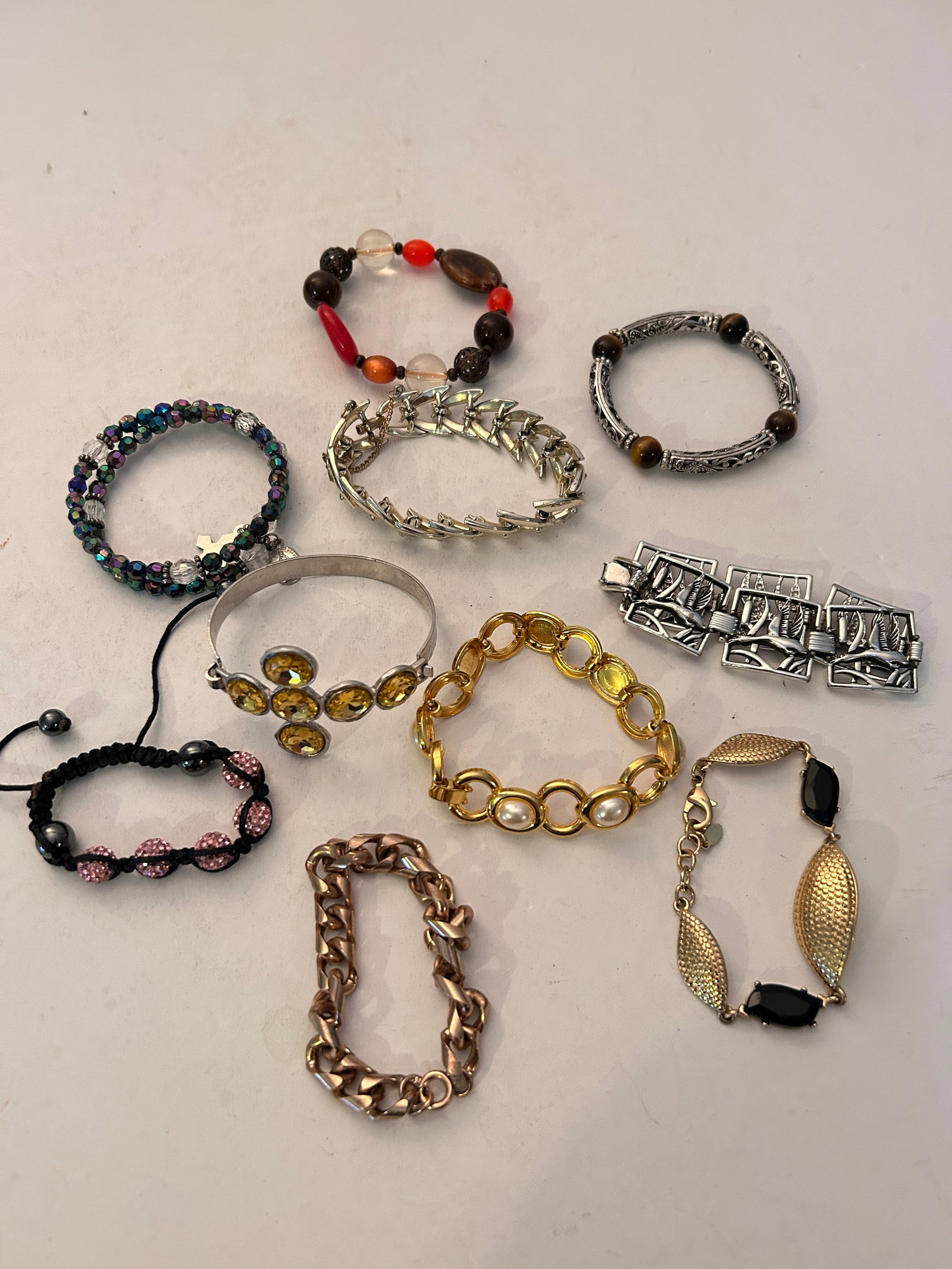 Vintage Lot Of 10 Bracelets (1 of 3)