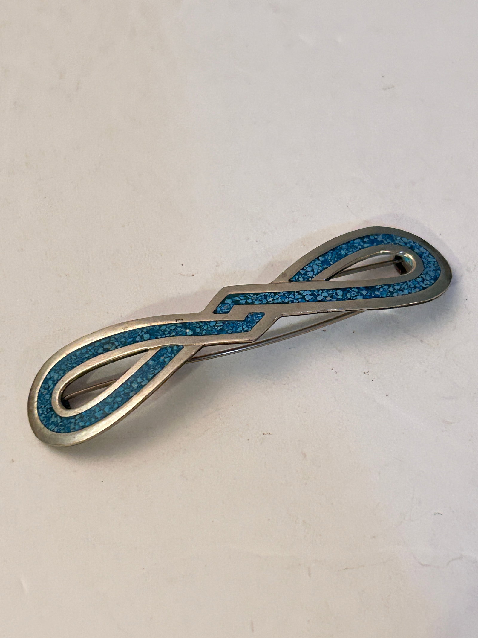 Vintage Alpaca hair clip (1 of 4)