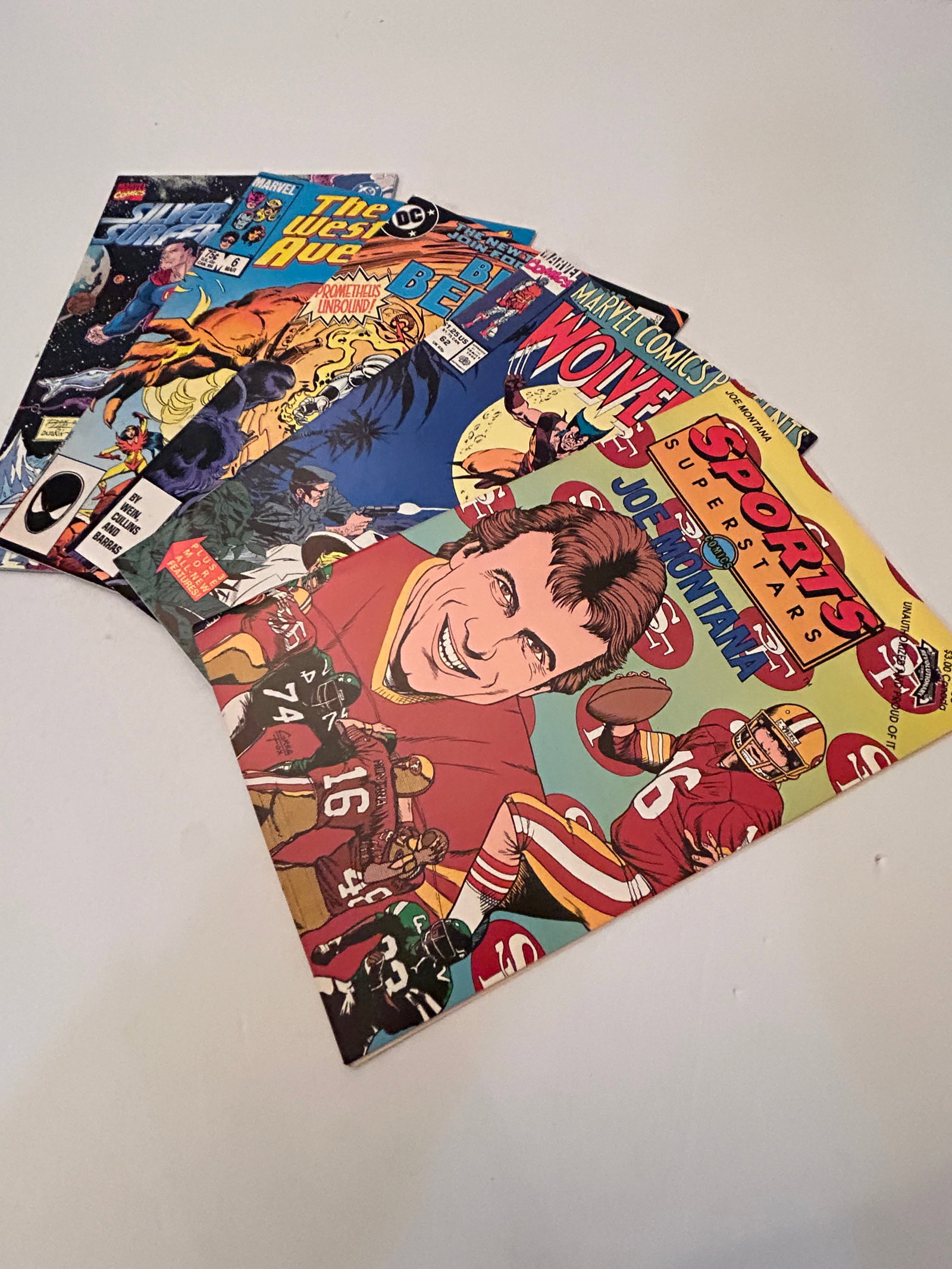 Vintage Lot Of 5 Comic Books: Vintage Lot Of 5 Comic Books Please view all photos as they are part of the description and condition of this Item, Feel free to contact me with questions or picture requests! Used Item AS IS