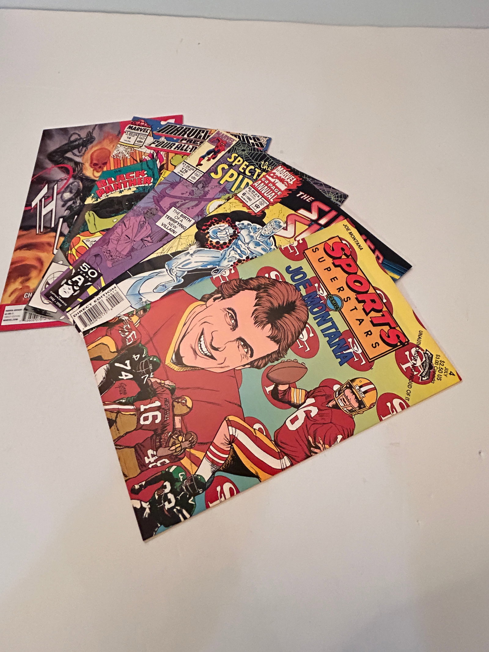 Vintage Lot Of 5 Comic Books: Vintage Lot Of 5 Comic Books Please view all photos as they are part of the description and condition of this Item, Feel free to contact me with questions or picture requests! Used Item AS IS